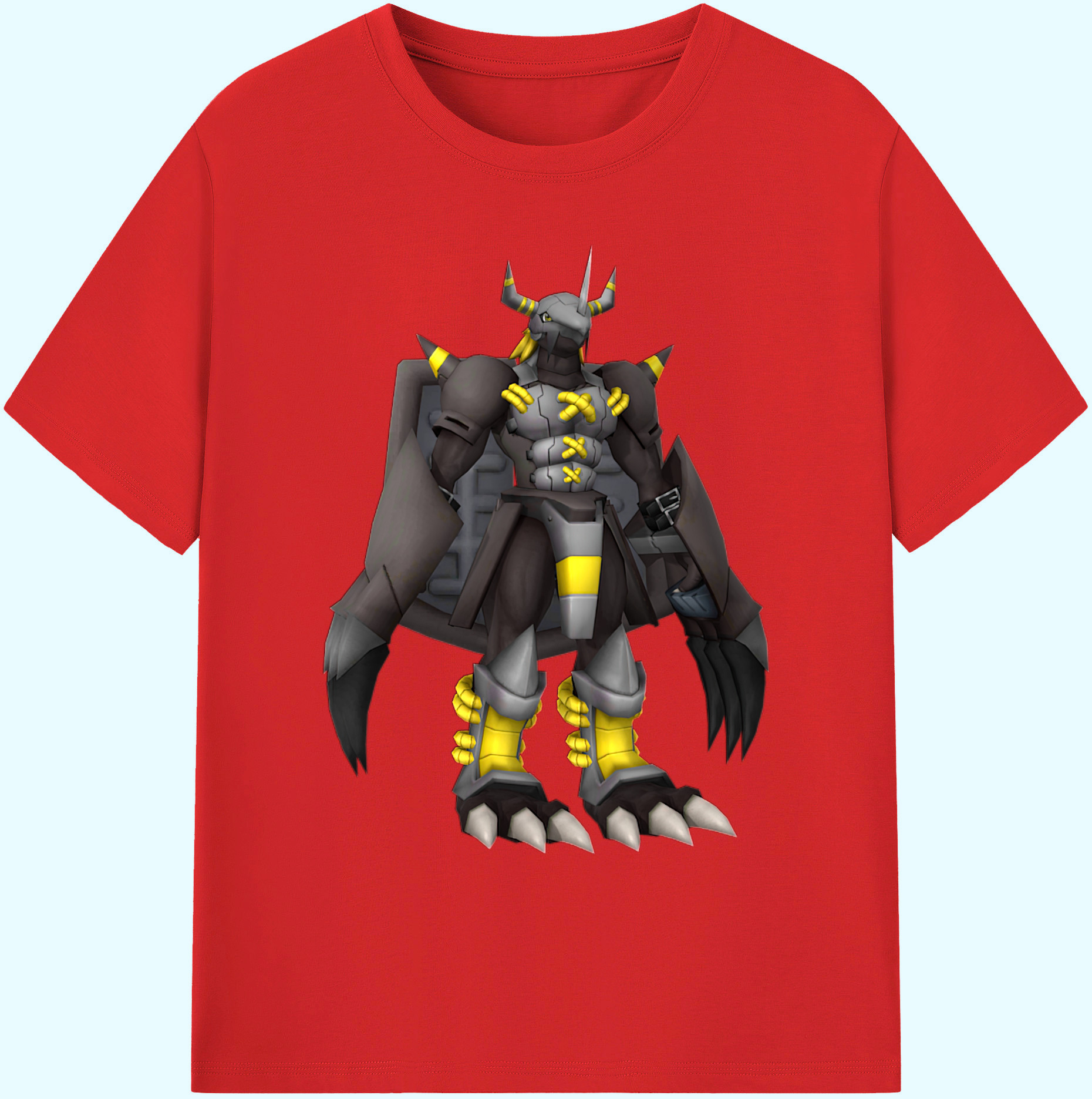 （画像用） Digimon デジタルモンスター/デジモン 綿100％ メンズ半袖Tシャツ｜肌触りやわらか＆通気性