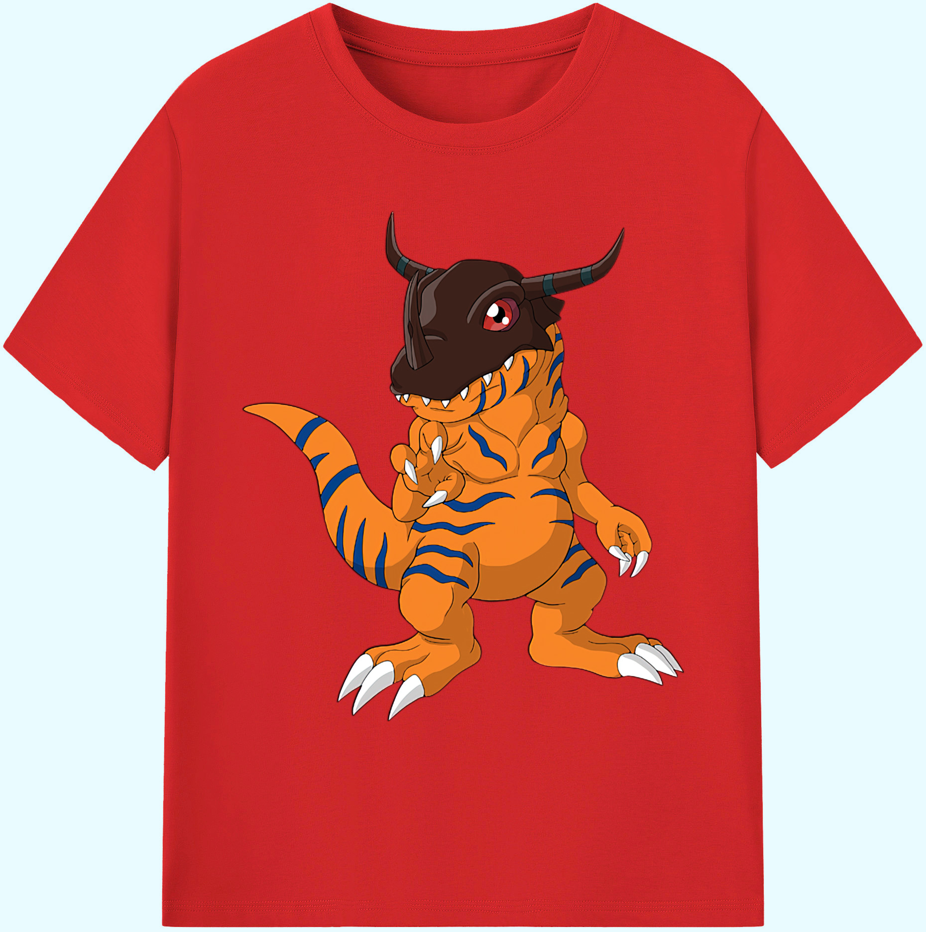 （画像用） Digimon デジタルモンスター/デジモン 綿100％ メンズ半袖Tシャツ｜肌触りやわらか＆通気性