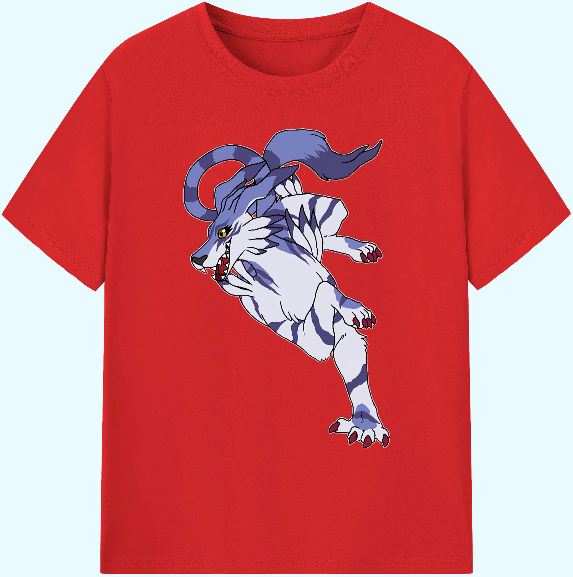 （画像用） Digimon デジタルモンスター/デジモン 綿100％ メンズ半袖Tシャツ｜肌触りやわらか＆通気性