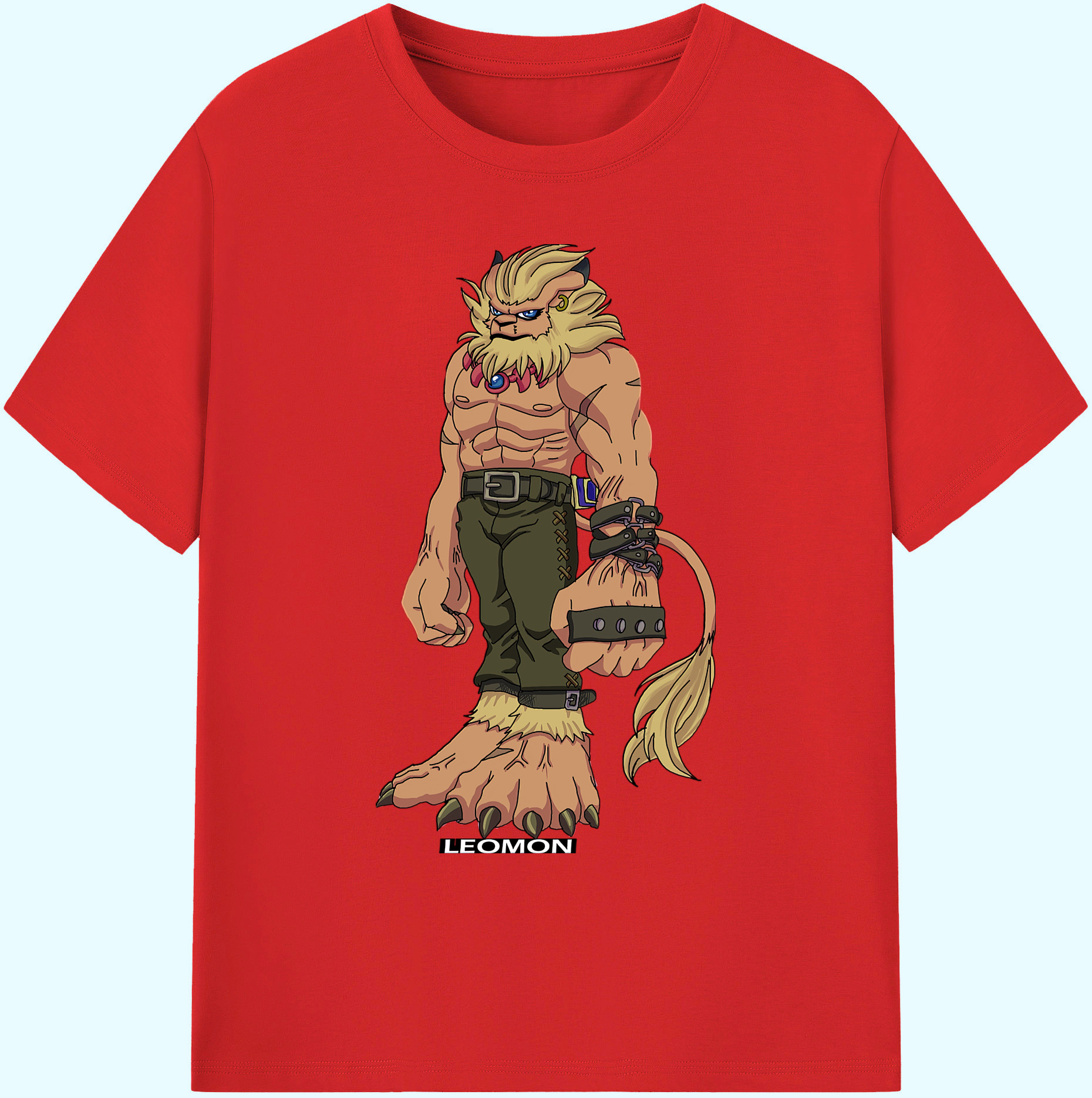 （画像用） Digimon デジタルモンスター/デジモン 綿100％ メンズ半袖Tシャツ｜肌触りやわらか＆通気性