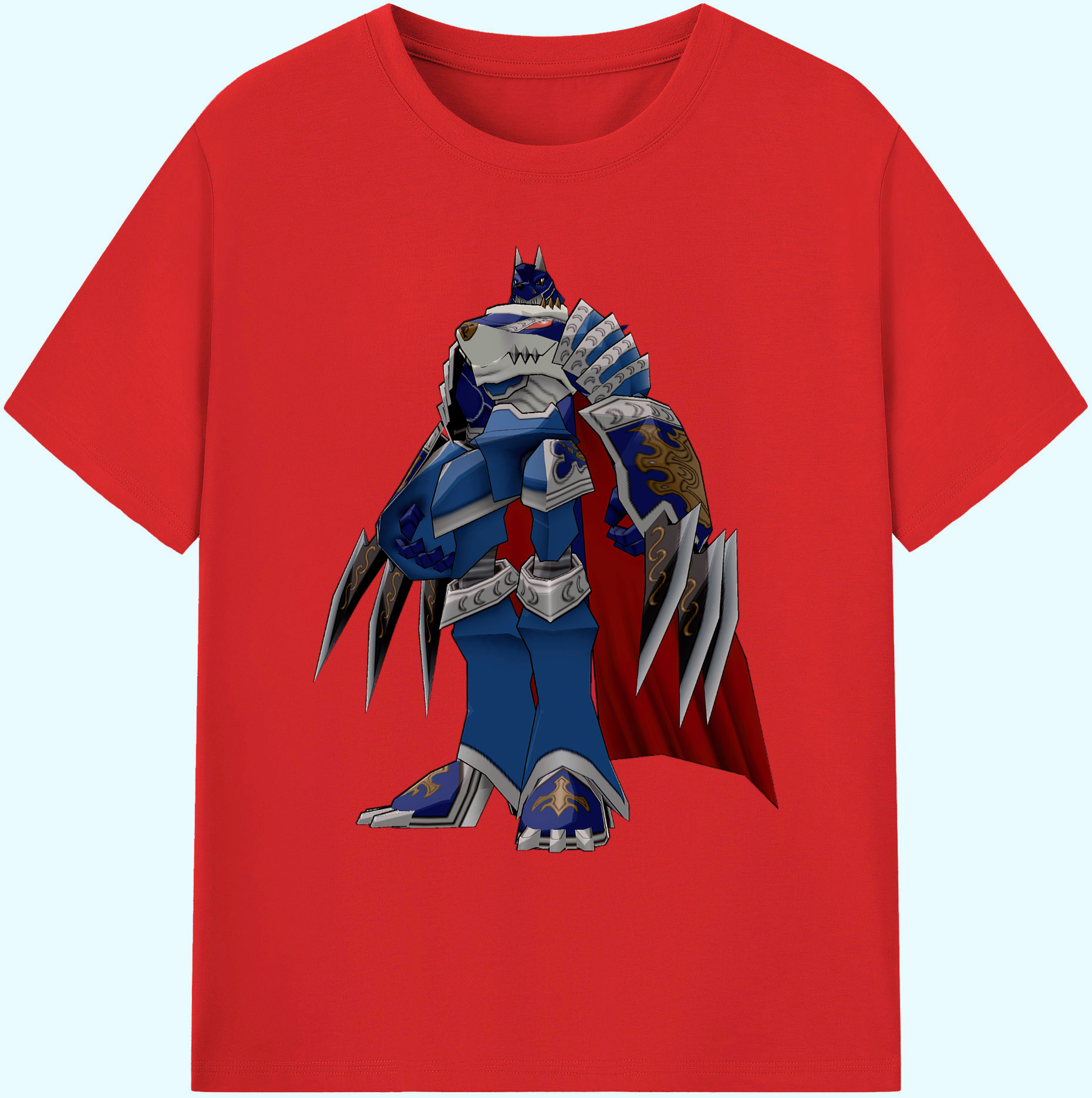 （画像用） Digimon デジタルモンスター/デジモン 綿100％ メンズ半袖Tシャツ｜肌触りやわらか＆通気性