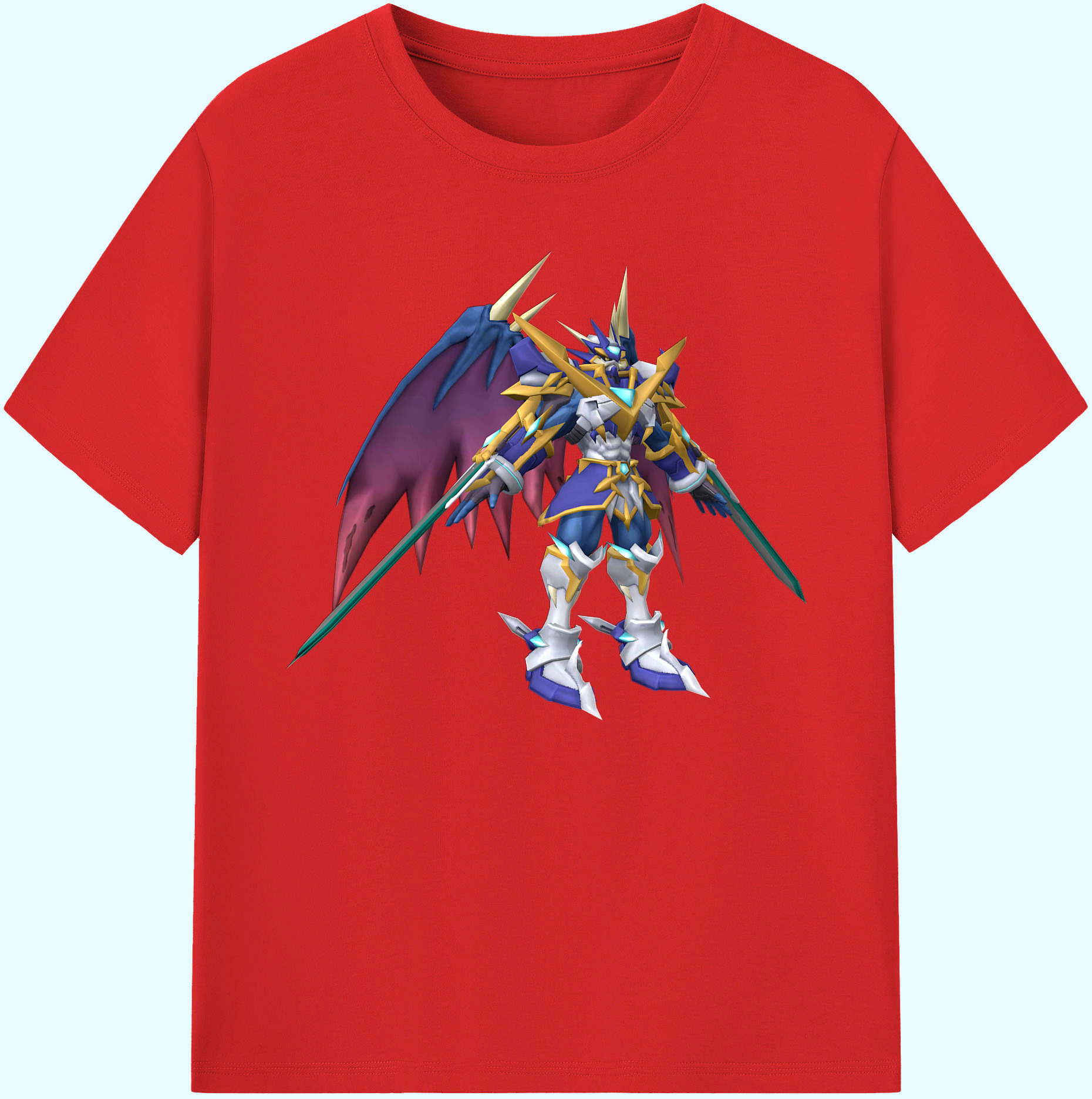 （画像用） Digimon デジタルモンスター/デジモン 綿100％ メンズ半袖Tシャツ｜肌触りやわらか＆通気性