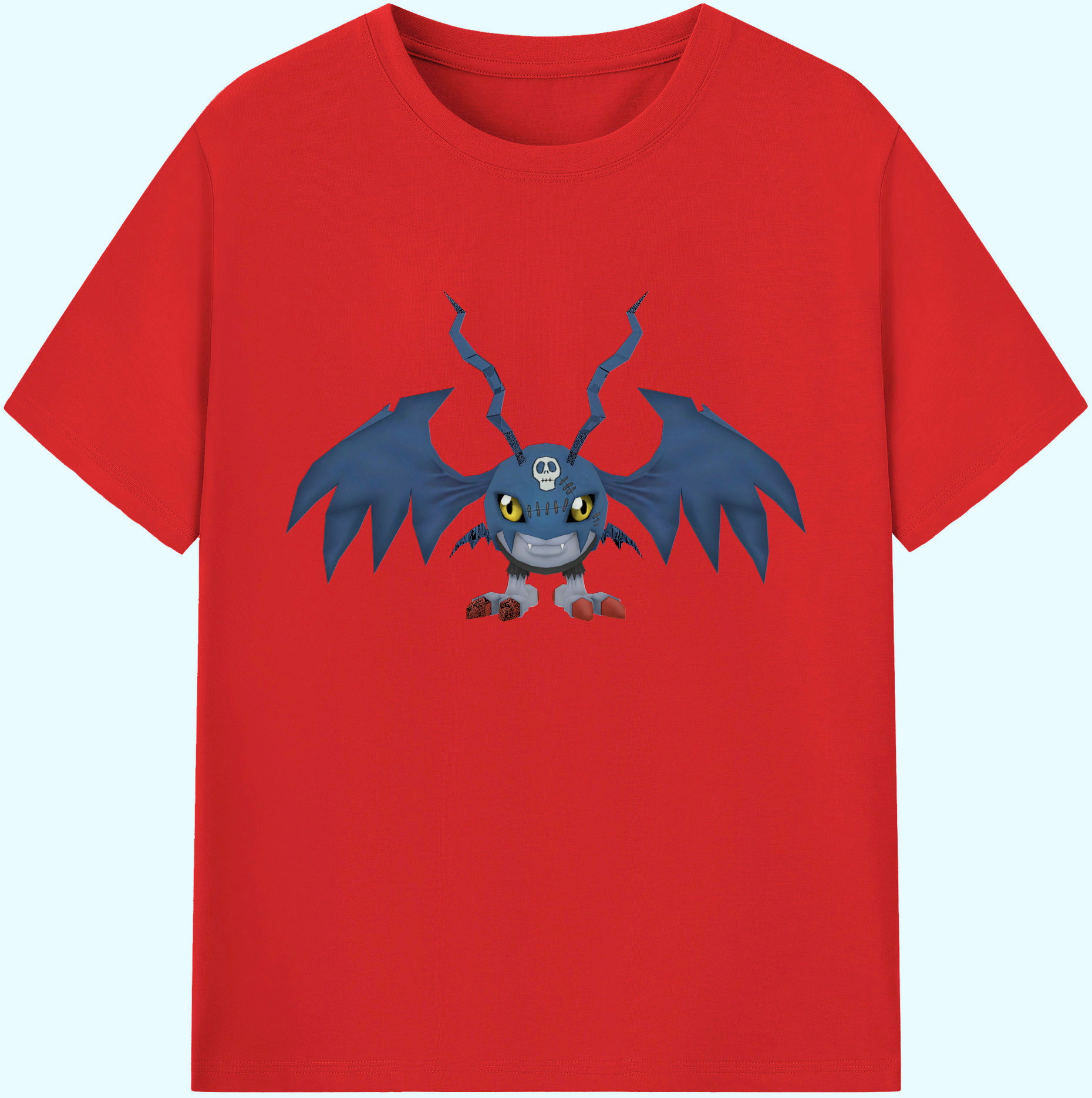 （画像用） Digimon デジタルモンスター/デジモン 綿100％ メンズ半袖Tシャツ｜肌触りやわらか＆通気性