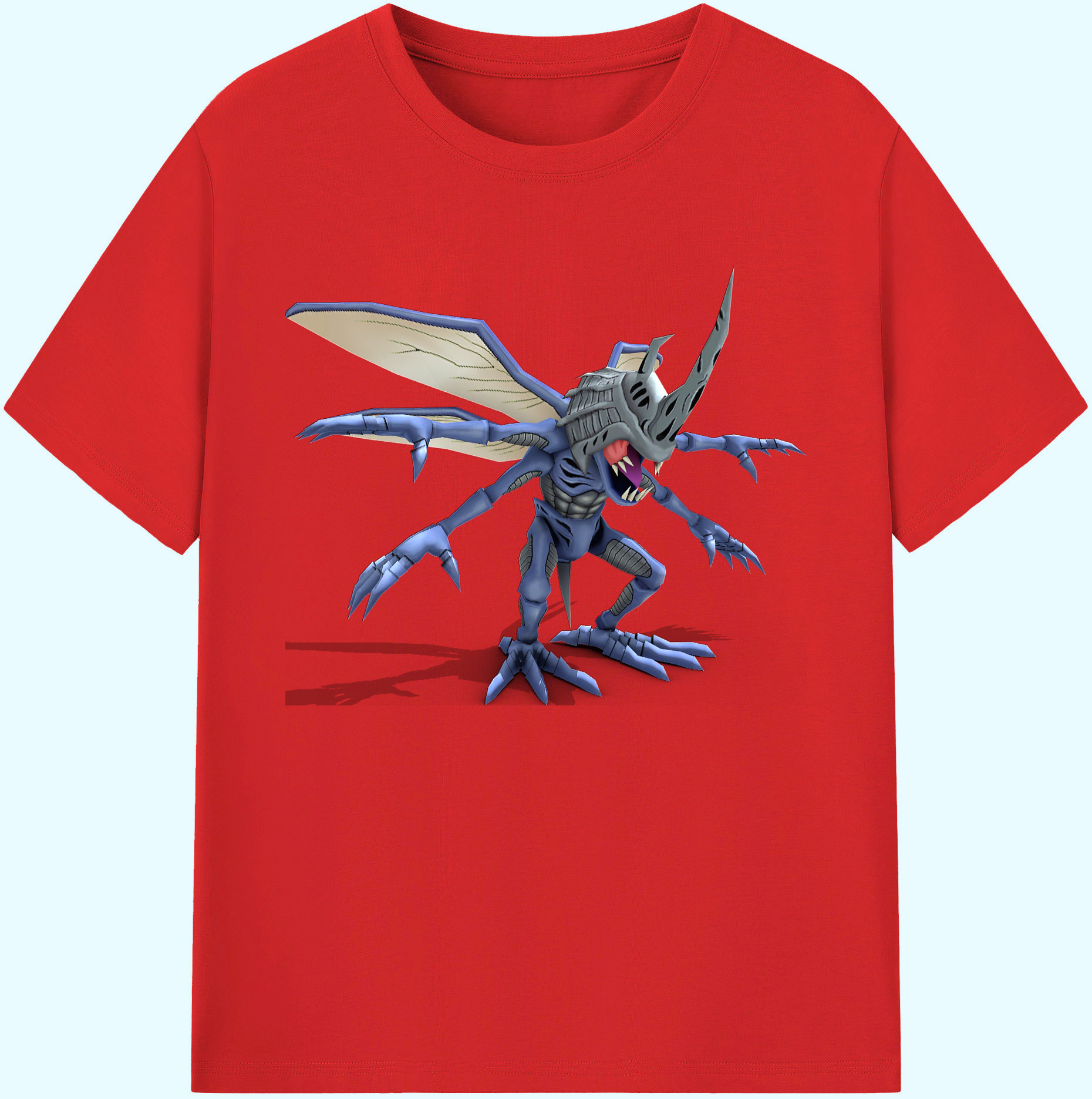 （画像用） Digimon デジタルモンスター/デジモン 綿100％ メンズ半袖Tシャツ｜肌触りやわらか＆通気性