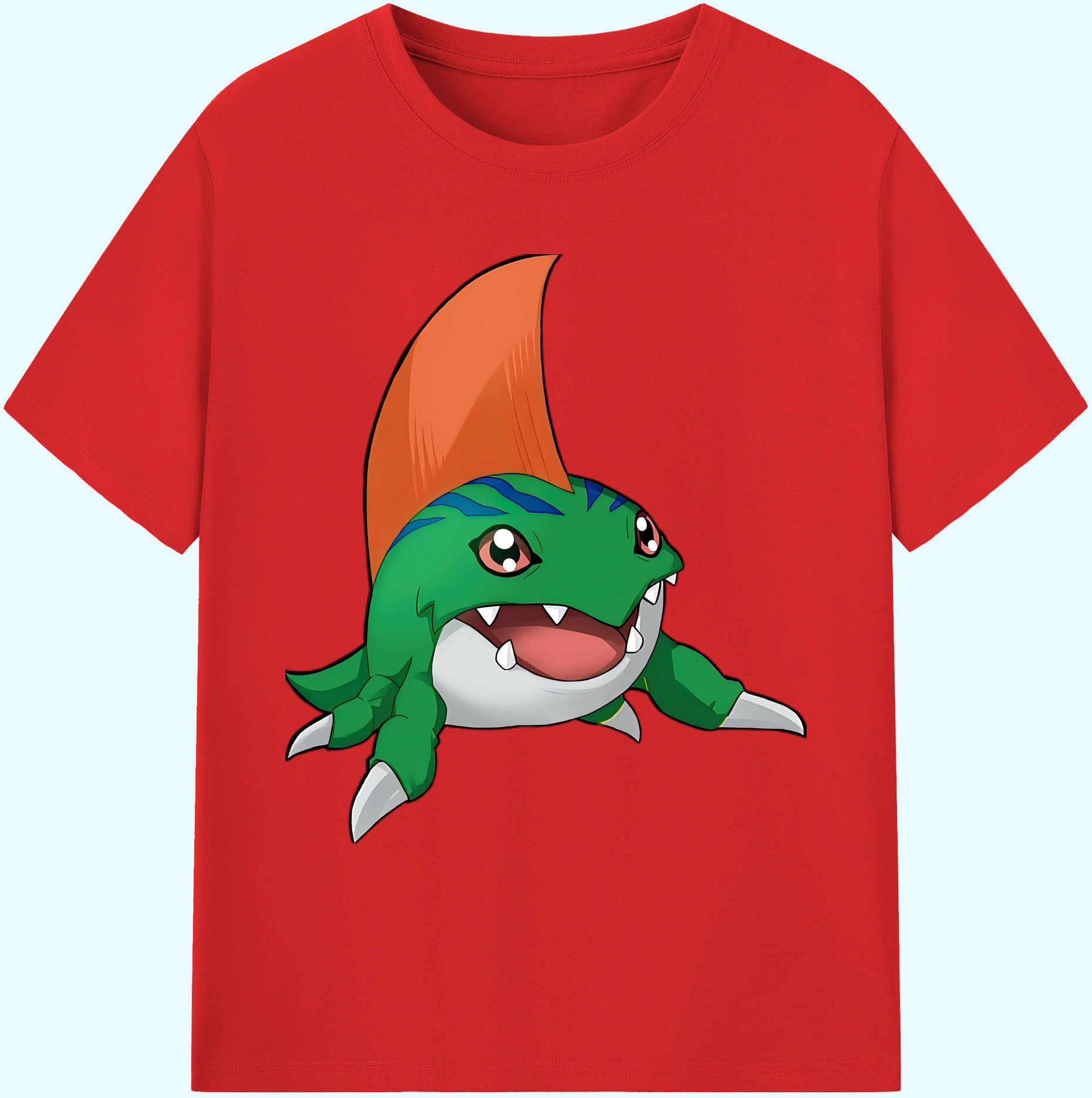（画像用） Digimon デジタルモンスター/デジモン 綿100％ メンズ半袖Tシャツ｜肌触りやわらか＆通気性