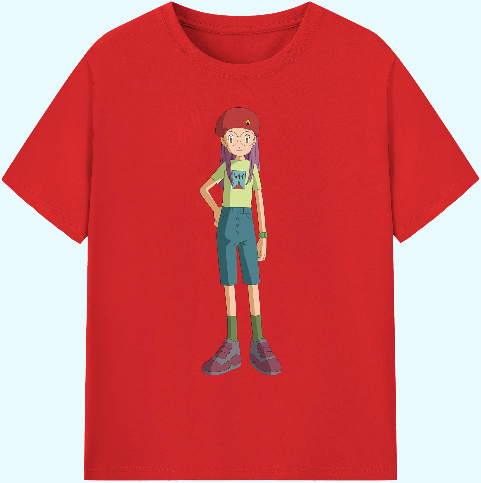 （画像用） Digimon デジタルモンスター/デジモン 綿100％ メンズ半袖Tシャツ｜肌触りやわらか＆通気性