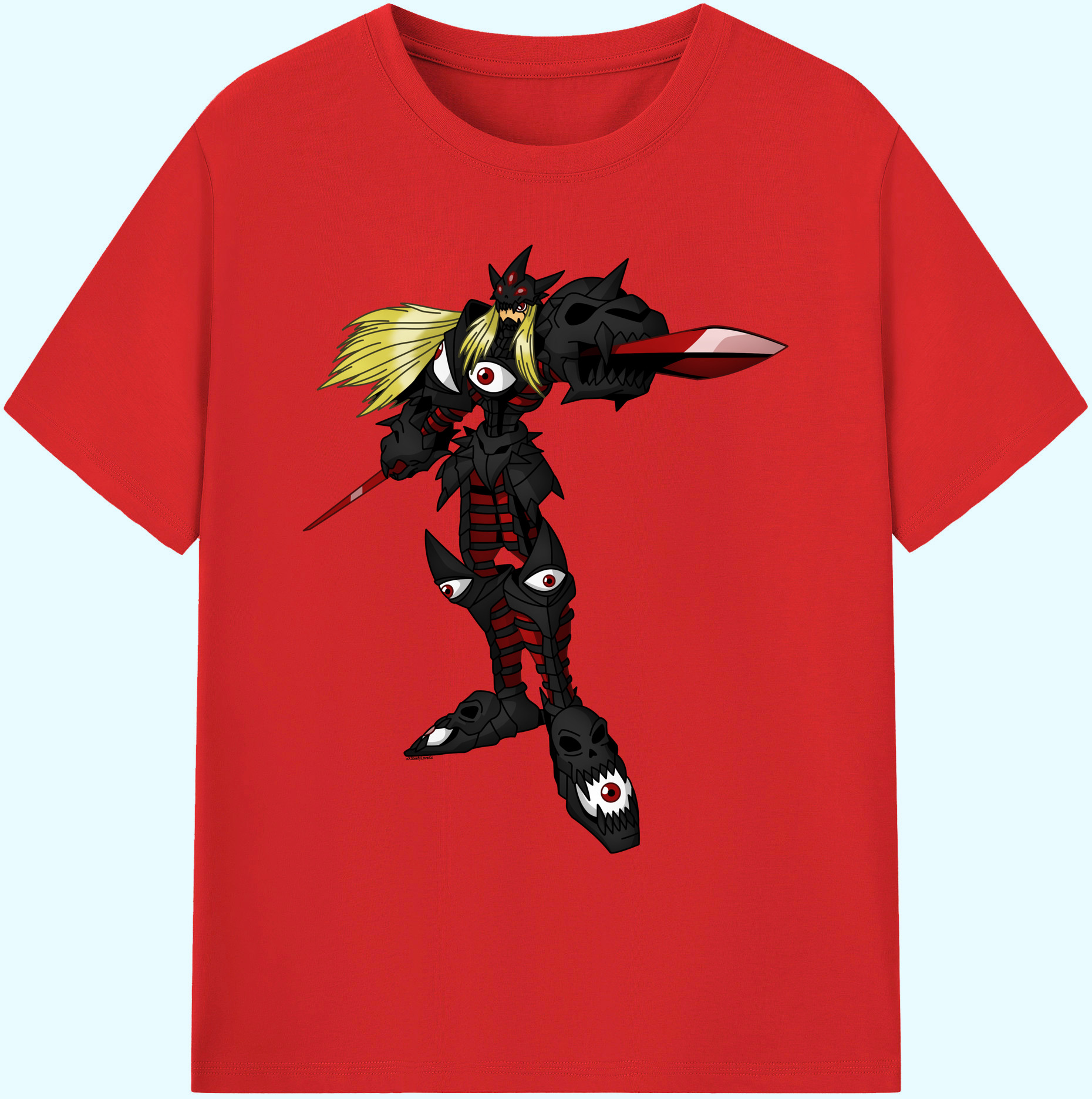 （画像用） Digimon デジタルモンスター/デジモン 綿100％ メンズ半袖Tシャツ｜肌触りやわらか＆通気性