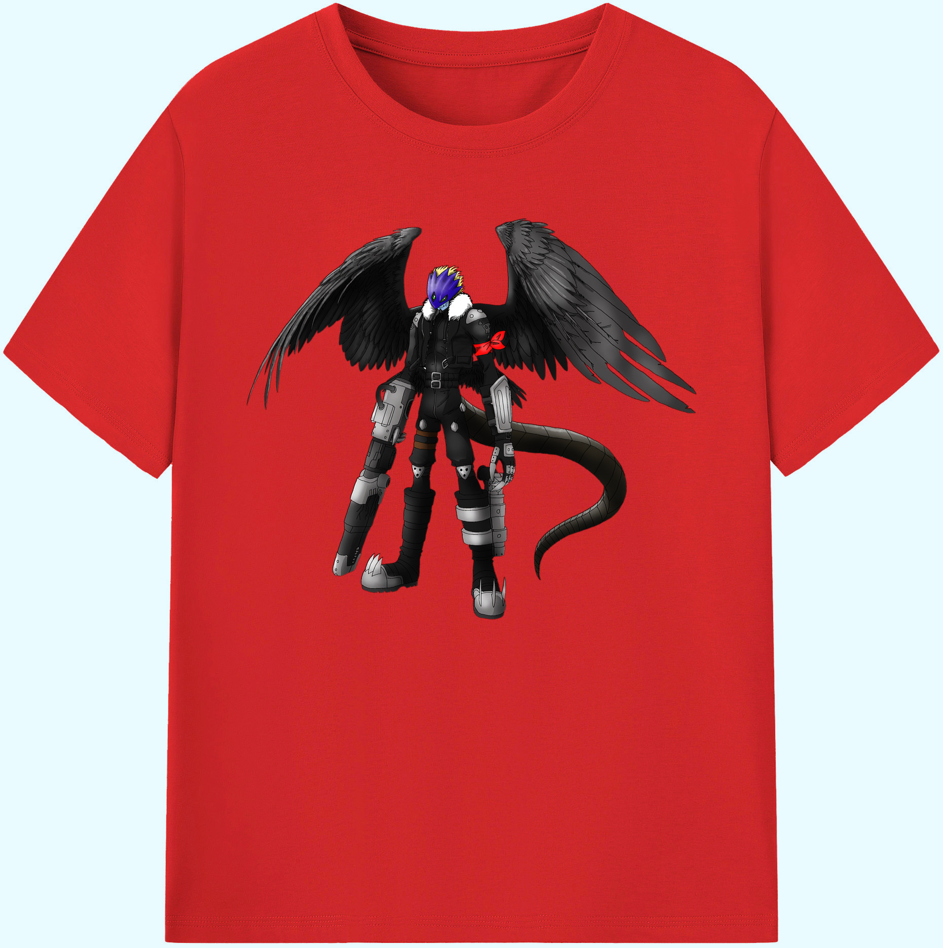 （画像用） Digimon デジタルモンスター/デジモン 綿100％ メンズ半袖Tシャツ｜肌触りやわらか＆通気性