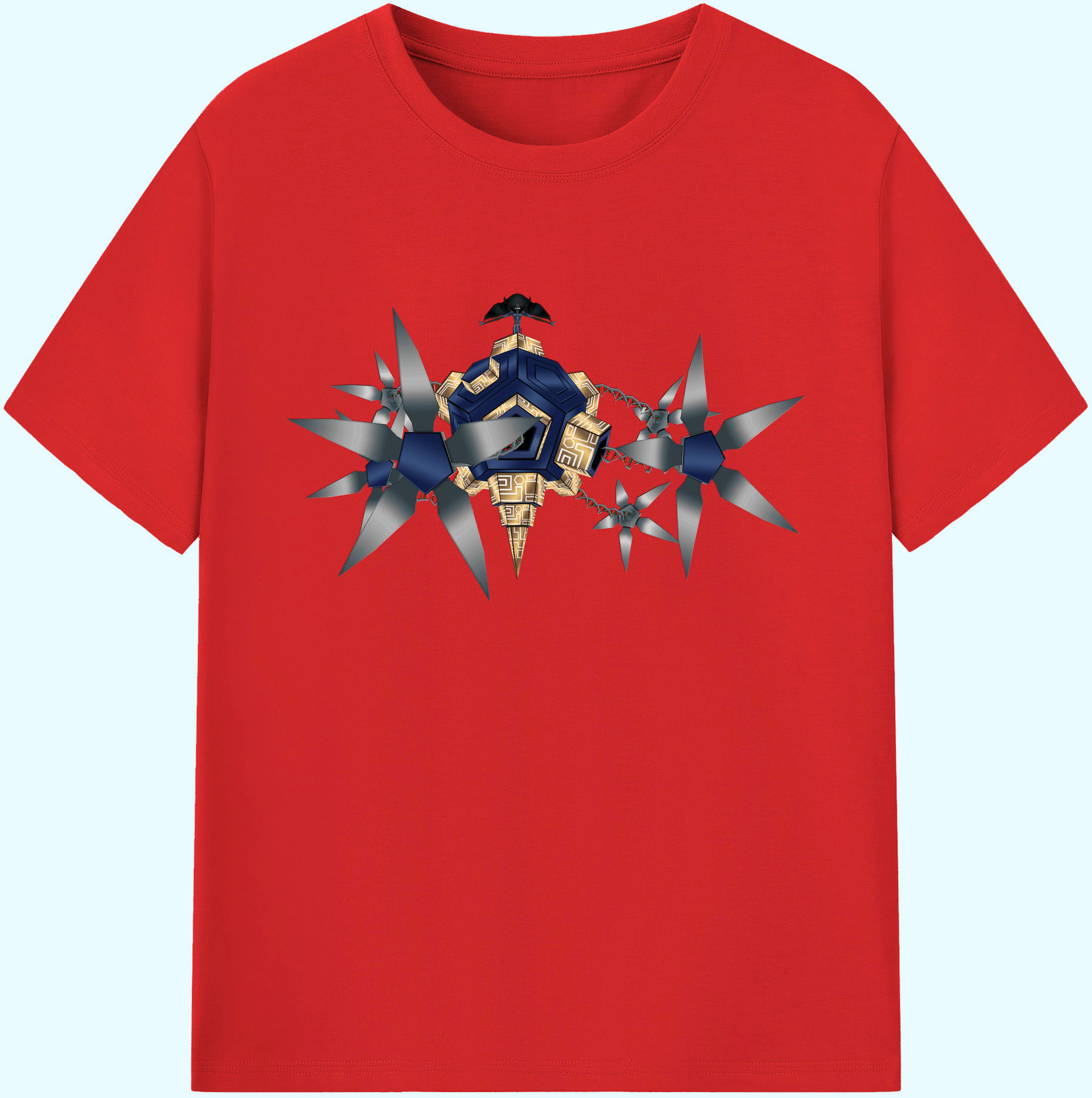 （画像用） Digimon デジタルモンスター/デジモン 綿100％ メンズ半袖Tシャツ｜肌触りやわらか＆通気性