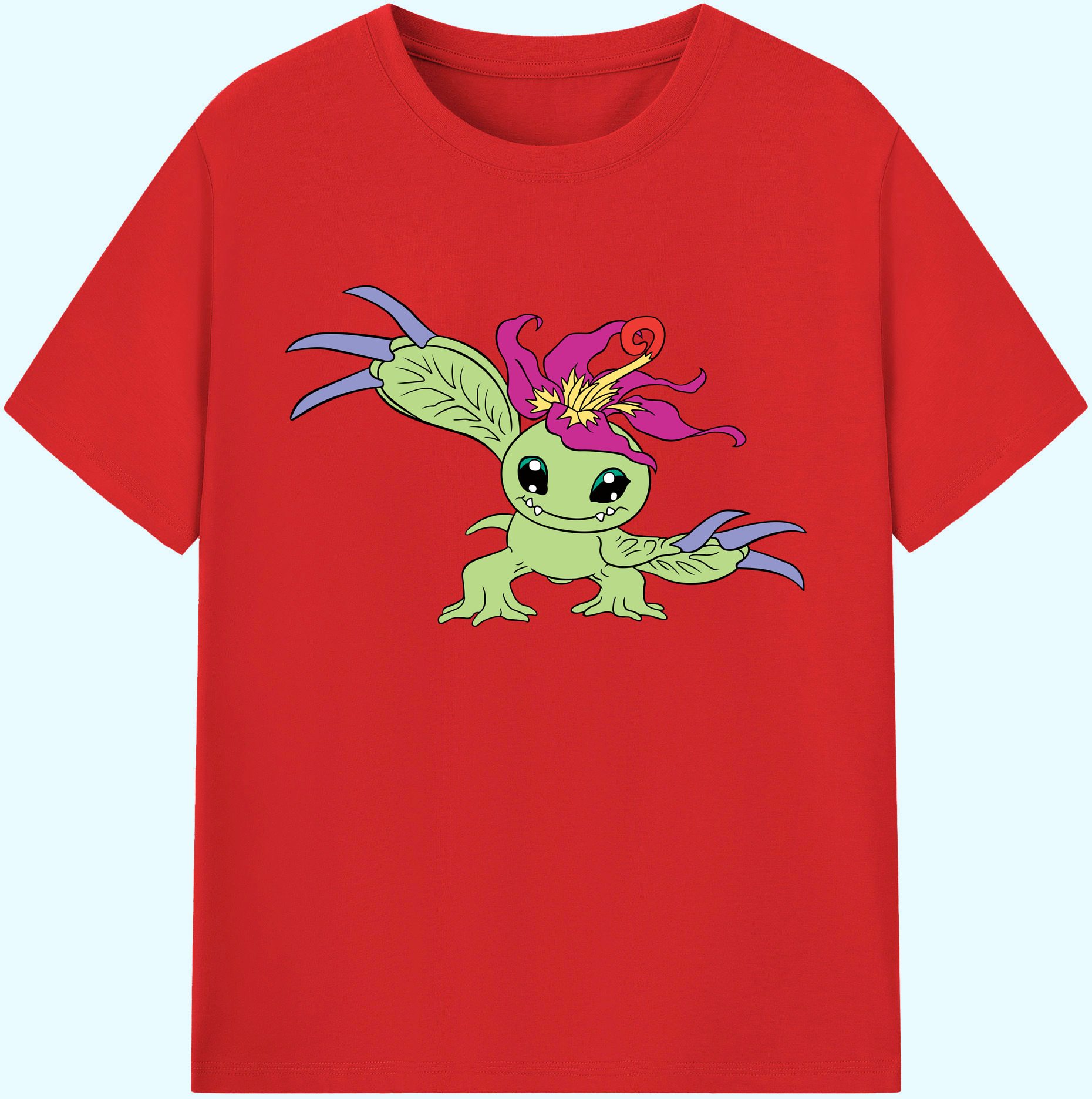 （画像用） Digimon デジタルモンスター/デジモン 綿100％ メンズ半袖Tシャツ｜肌触りやわらか＆通気性