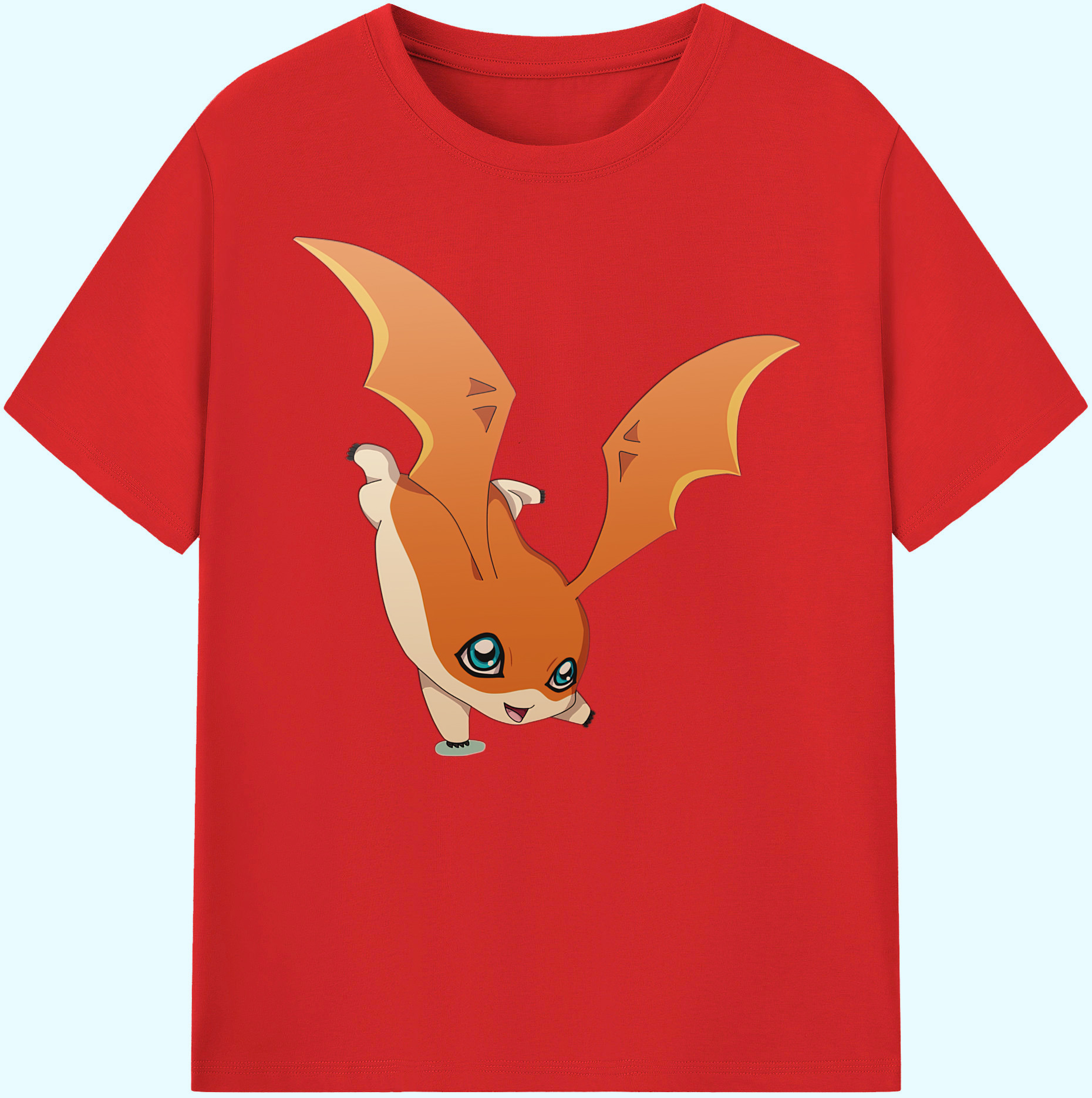 （画像用） Digimon デジタルモンスター/デジモン 綿100％ メンズ半袖Tシャツ｜肌触りやわらか＆通気性