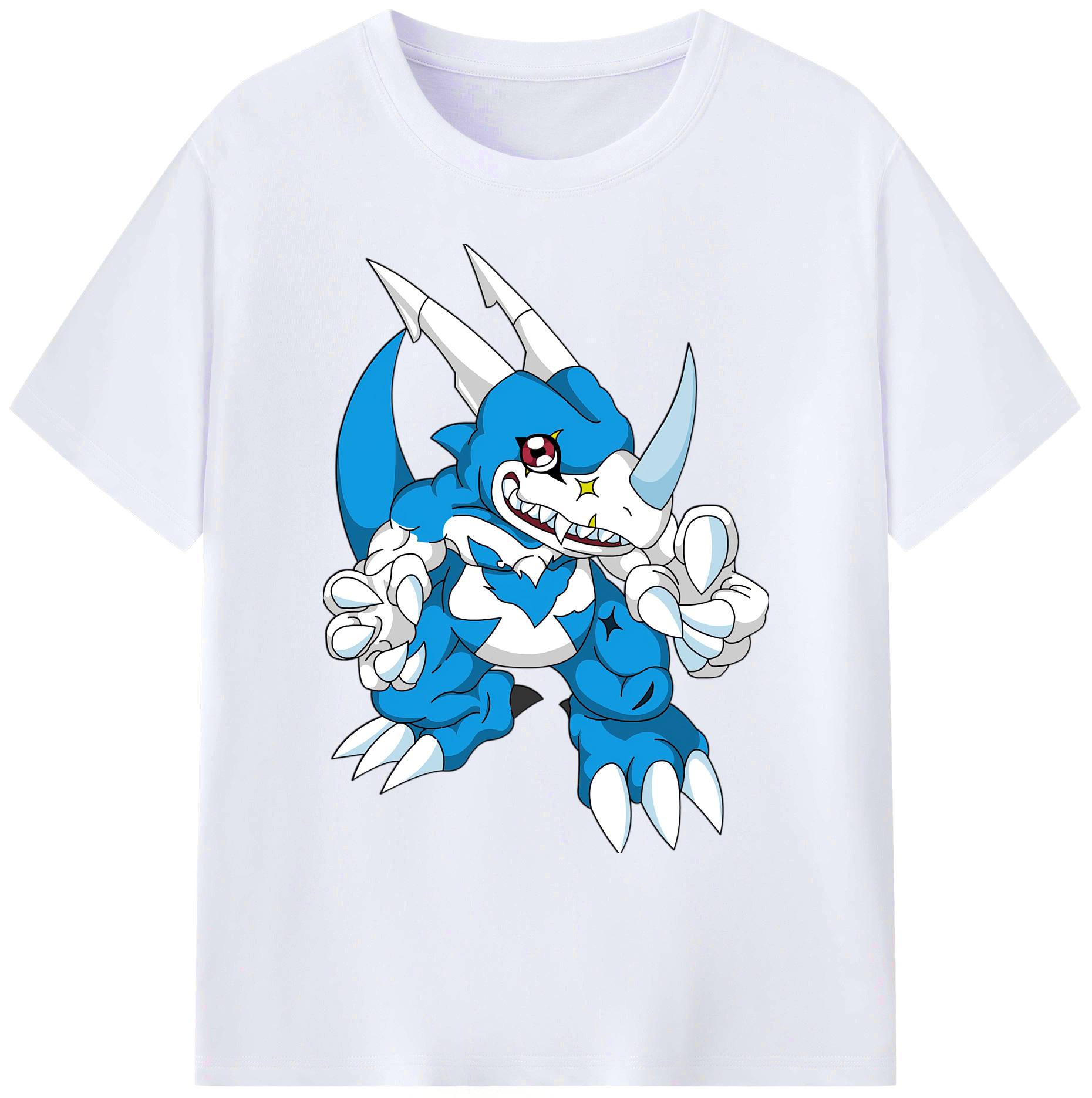 （画像用） Digimon デジタルモンスター/デジモン 綿100％ メンズ半袖Tシャツ｜肌触りやわらか＆通気性