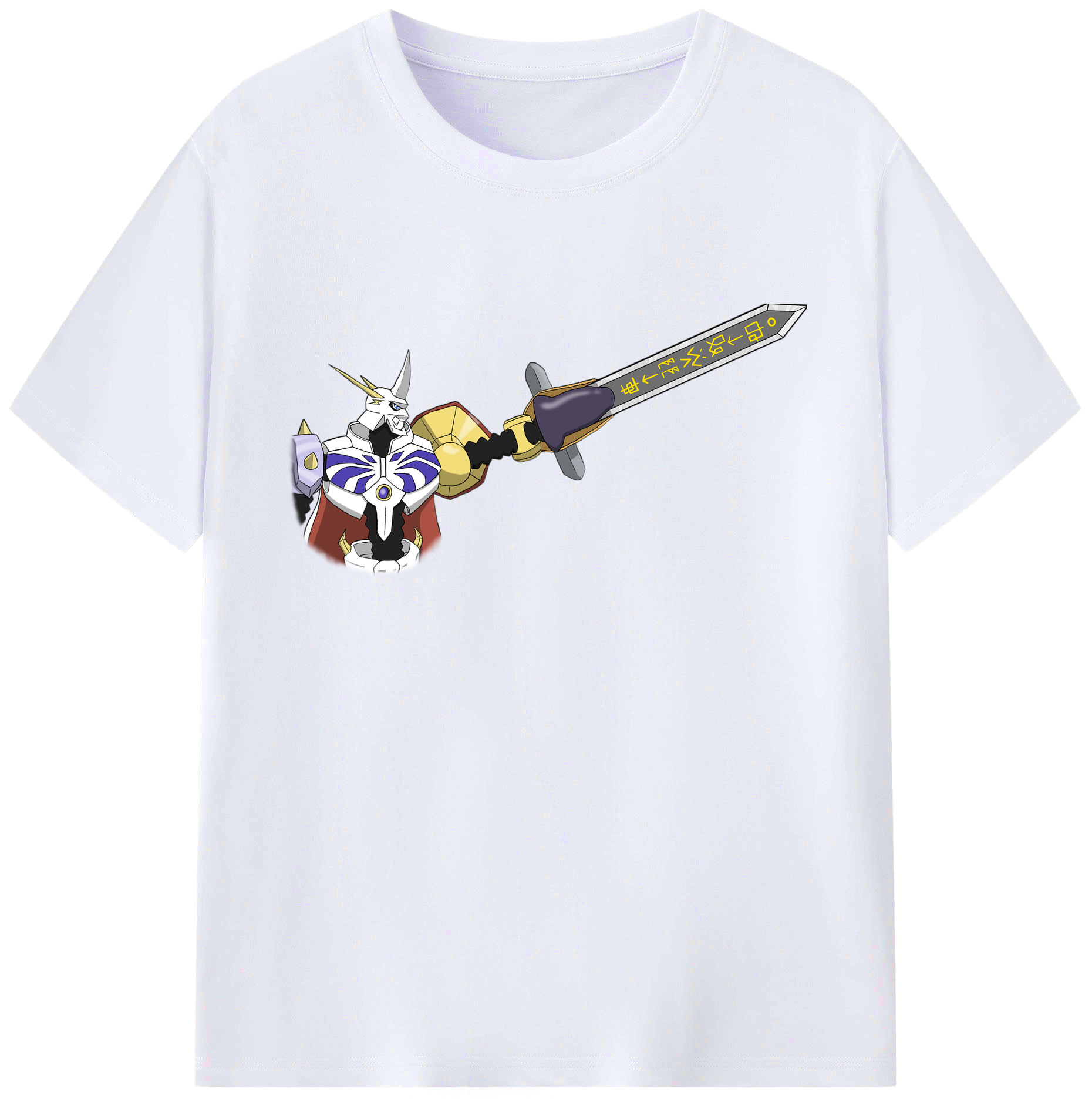 （画像用） Digimon デジタルモンスター/デジモン 綿100％ メンズ半袖Tシャツ｜肌触りやわらか＆通気性