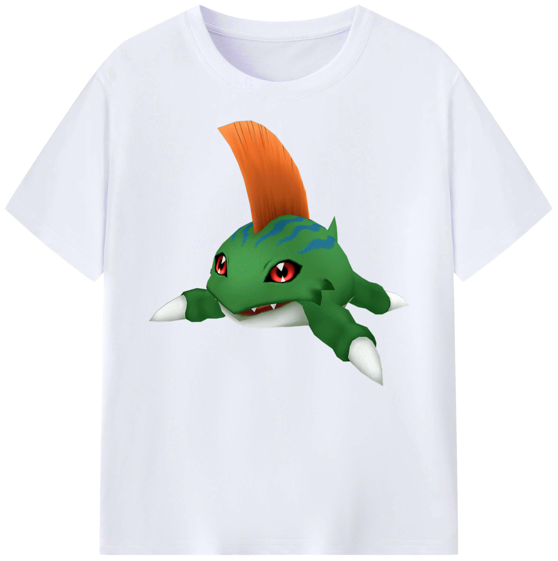 （画像用） Digimon デジタルモンスター/デジモン 綿100％ メンズ半袖Tシャツ｜肌触りやわらか＆通気性