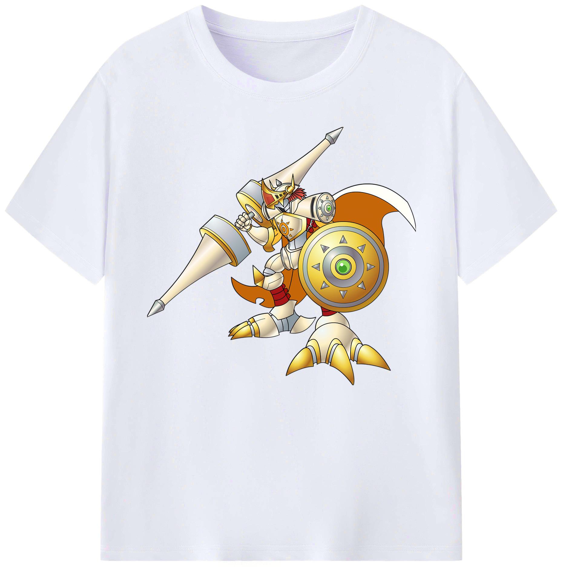 （画像用） Digimon デジタルモンスター/デジモン 綿100％ メンズ半袖Tシャツ｜肌触りやわらか＆通気性