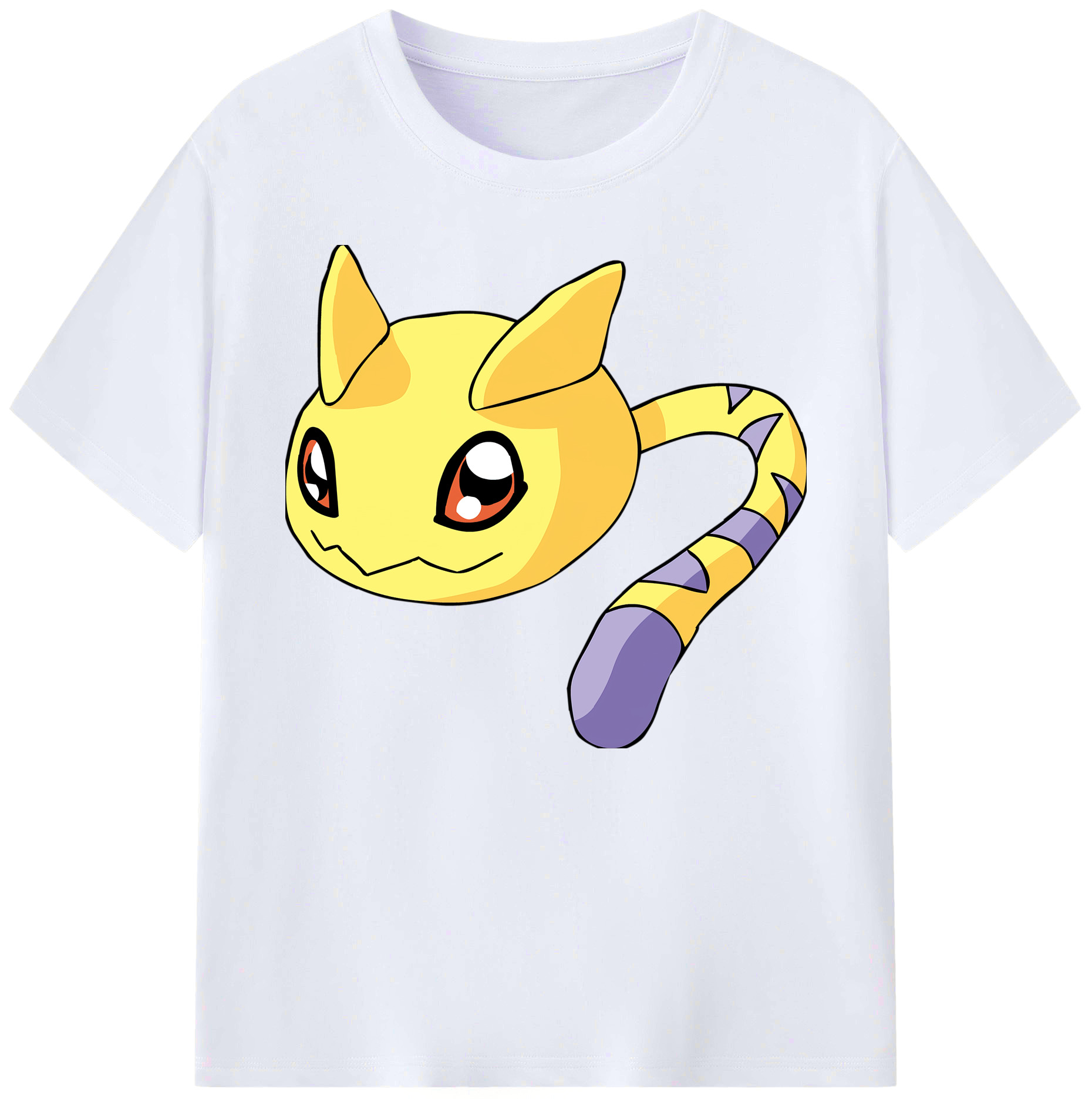 （画像用） Digimon デジタルモンスター/デジモン 綿100％ メンズ半袖Tシャツ｜肌触りやわらか＆通気性