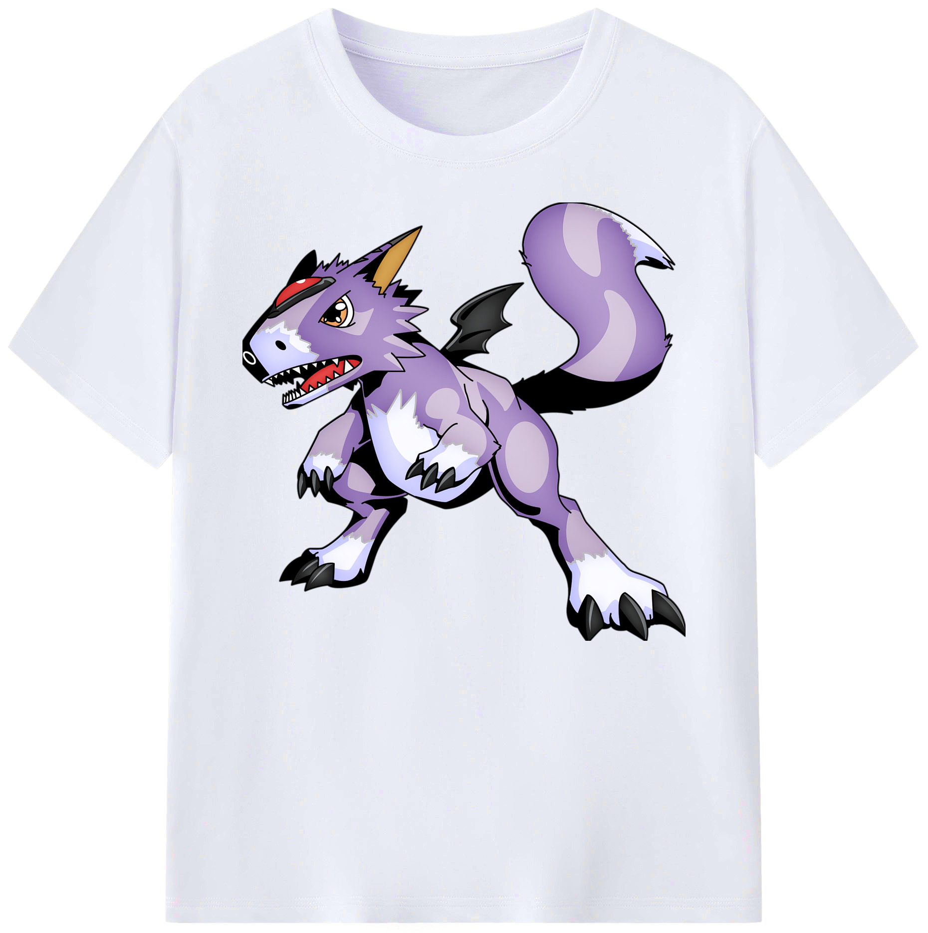 （画像用） Digimon デジタルモンスター/デジモン 綿100％ メンズ半袖Tシャツ｜肌触りやわらか＆通気性