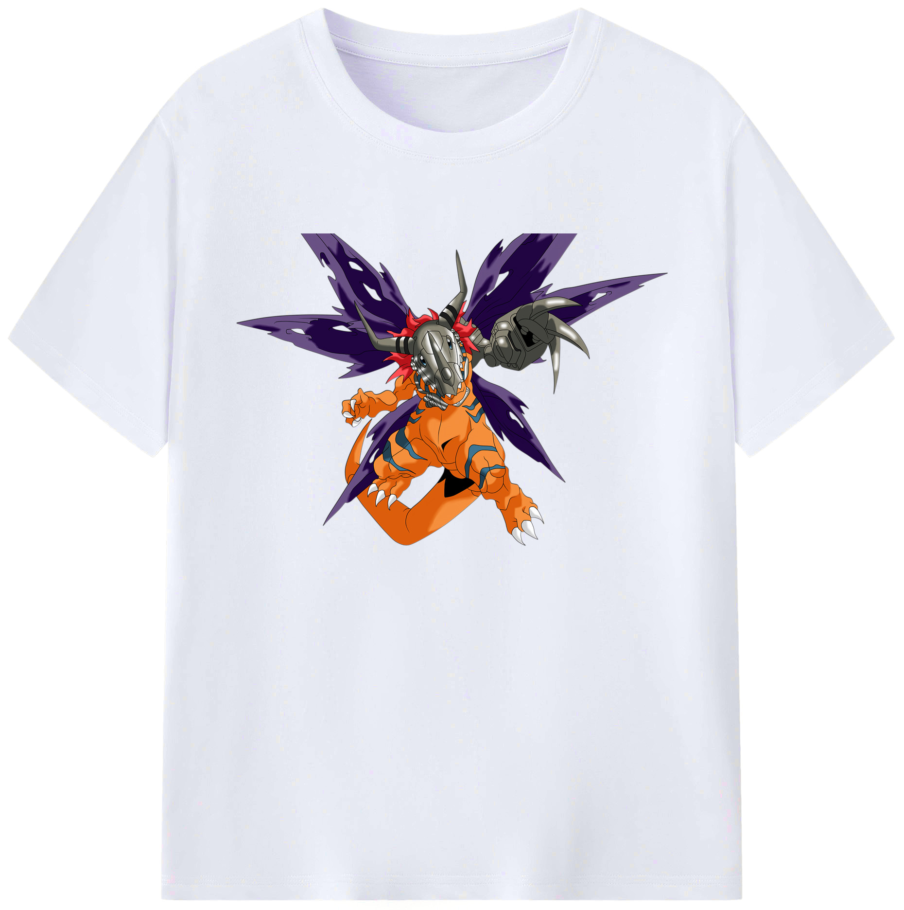 （画像用） Digimon デジタルモンスター/デジモン 綿100％ メンズ半袖Tシャツ｜肌触りやわらか＆通気性