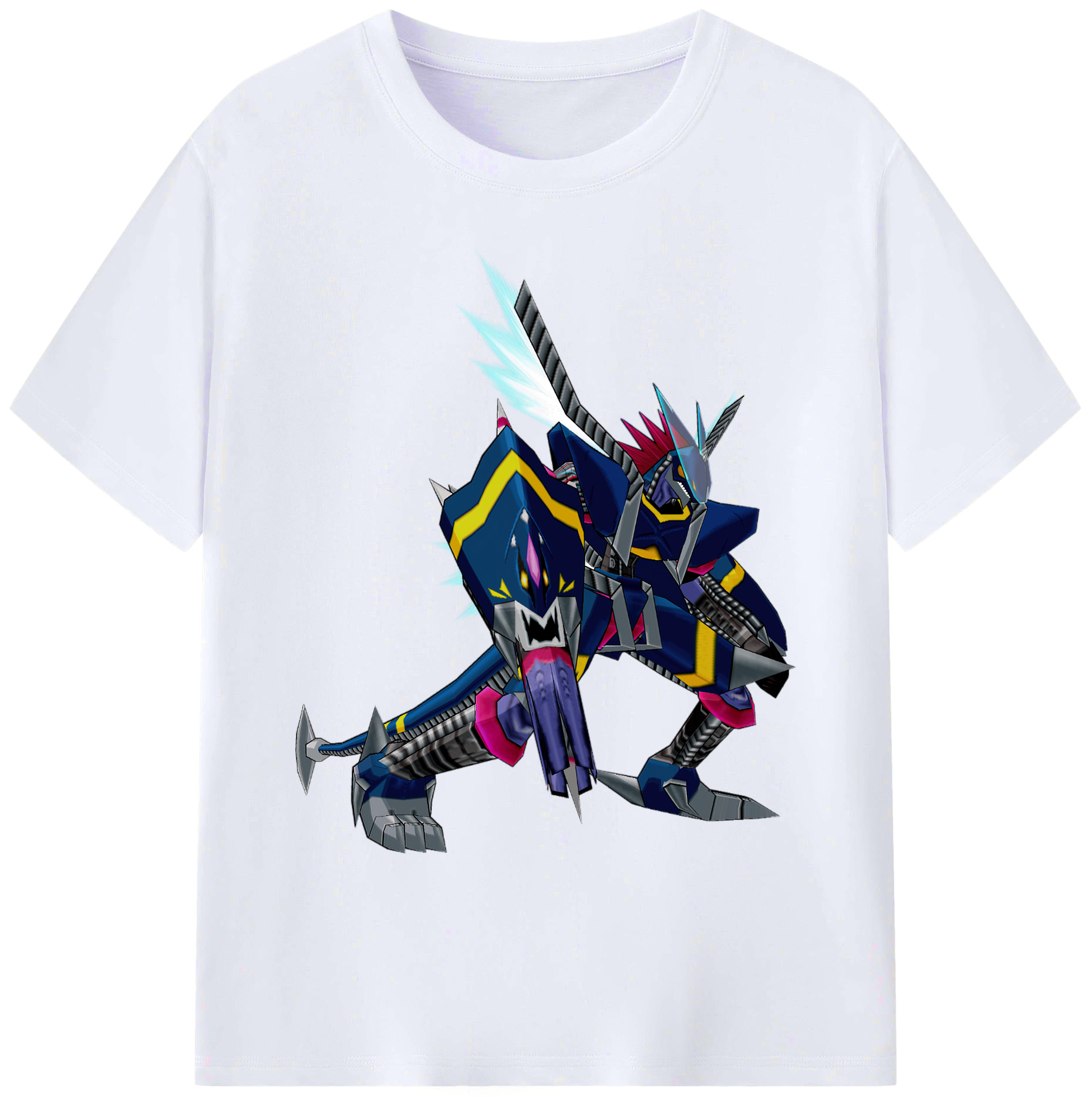 （画像用） Digimon デジタルモンスター/デジモン 綿100％ メンズ半袖Tシャツ｜肌触りやわらか＆通気性