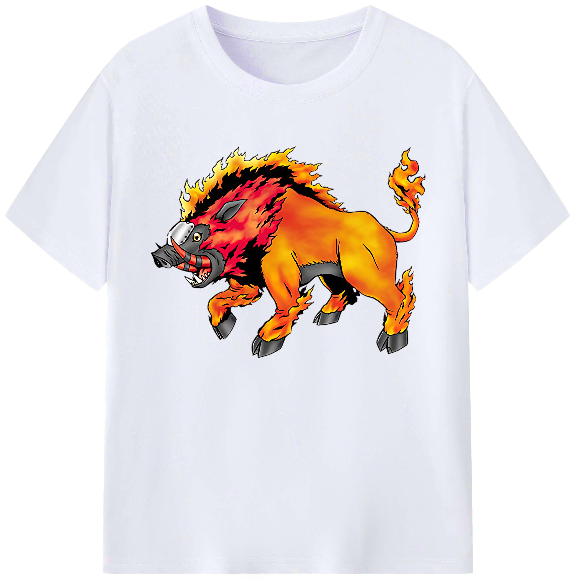 （画像用） Digimon デジタルモンスター/デジモン 綿100％ メンズ半袖Tシャツ｜肌触りやわらか＆通気性