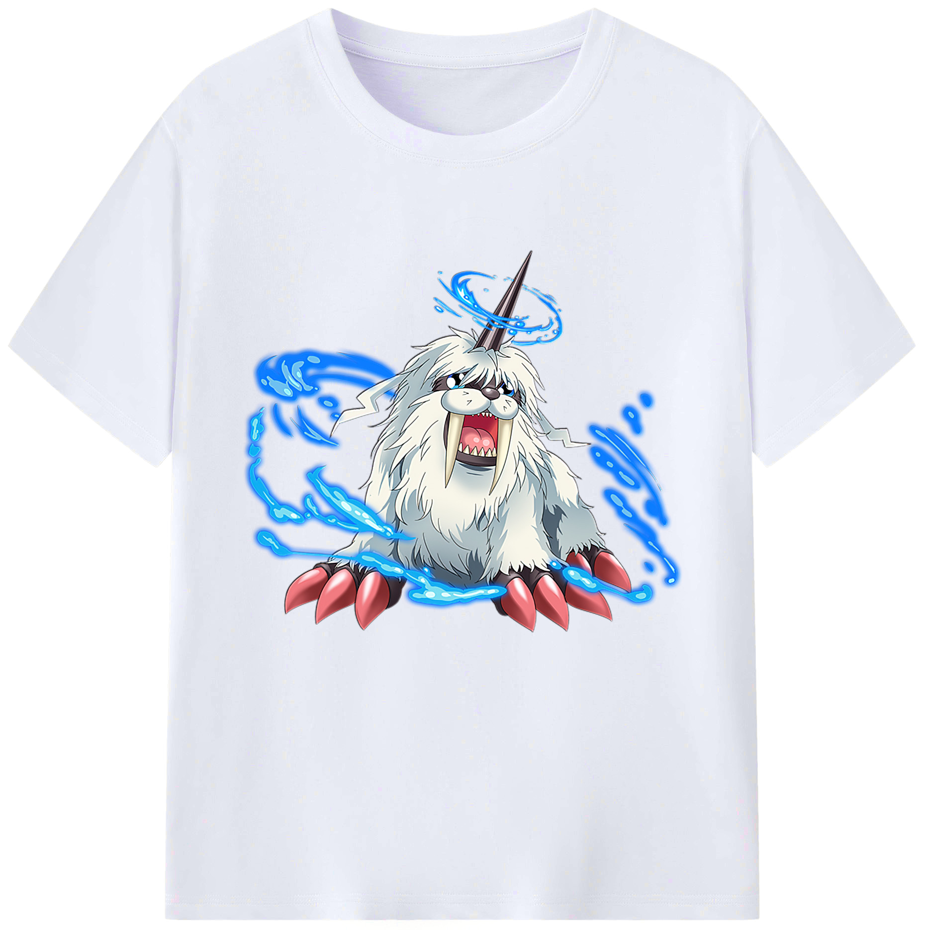 （画像用） Digimon デジタルモンスター/デジモン 綿100％ メンズ半袖Tシャツ｜肌触りやわらか＆通気性