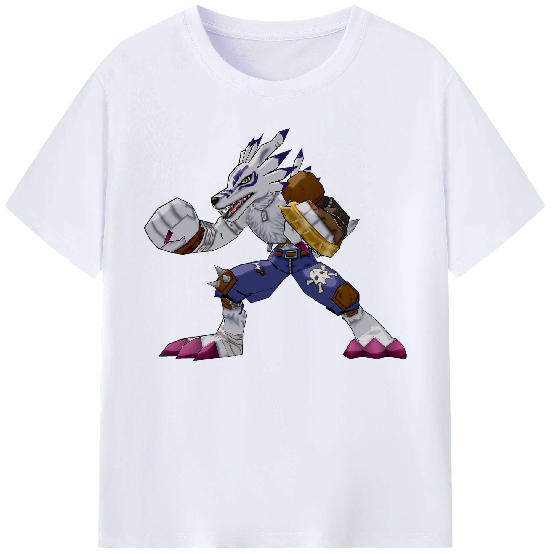 （画像用） Digimon デジタルモンスター/デジモン 綿100％ メンズ半袖Tシャツ｜肌触りやわらか＆通気性
