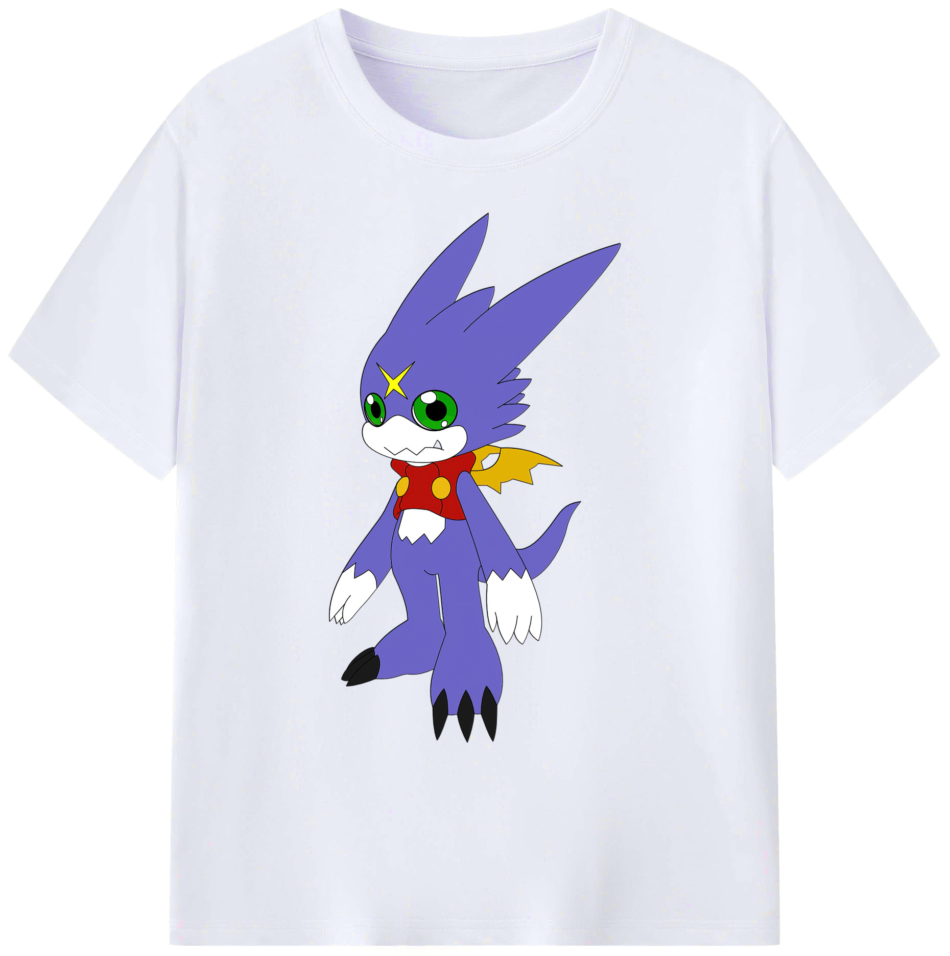 （画像用） Digimon デジタルモンスター/デジモン 綿100％ メンズ半袖Tシャツ｜肌触りやわらか＆通気性