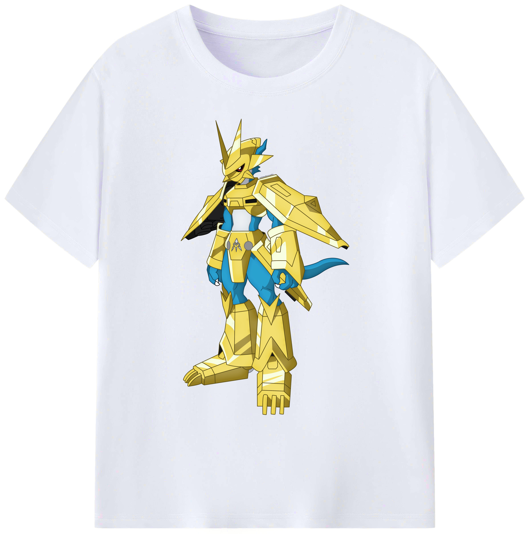 （画像用） Digimon デジタルモンスター/デジモン 綿100％ メンズ半袖Tシャツ｜肌触りやわらか＆通気性