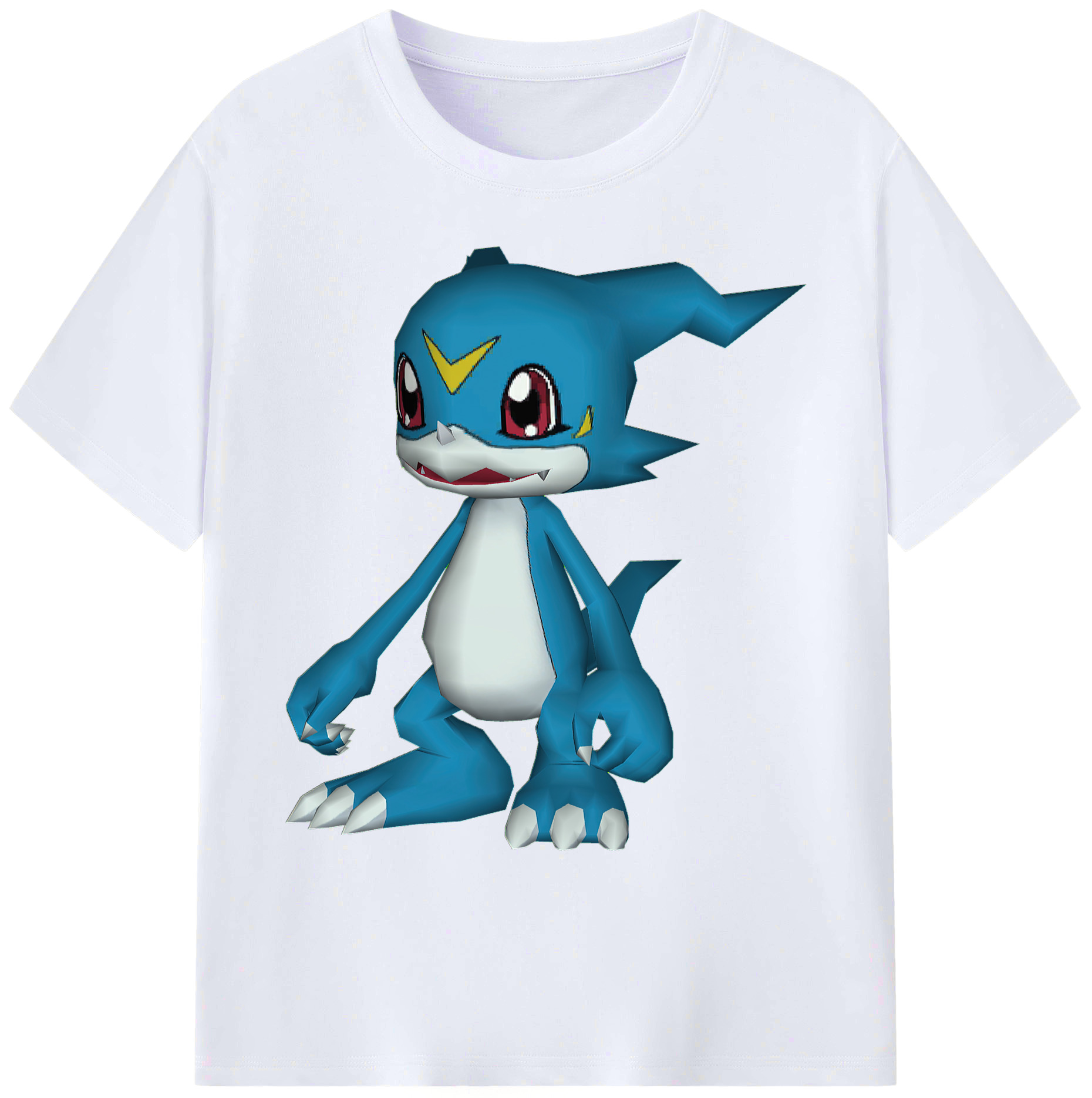 （画像用） Digimon デジタルモンスター/デジモン 綿100％ メンズ半袖Tシャツ｜肌触りやわらか＆通気性