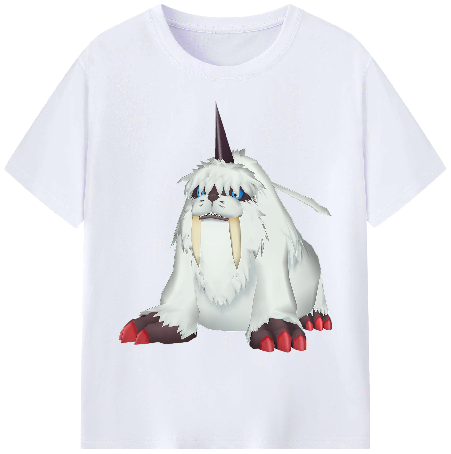（画像用） Digimon デジタルモンスター/デジモン 綿100％ メンズ半袖Tシャツ｜肌触りやわらか＆通気性