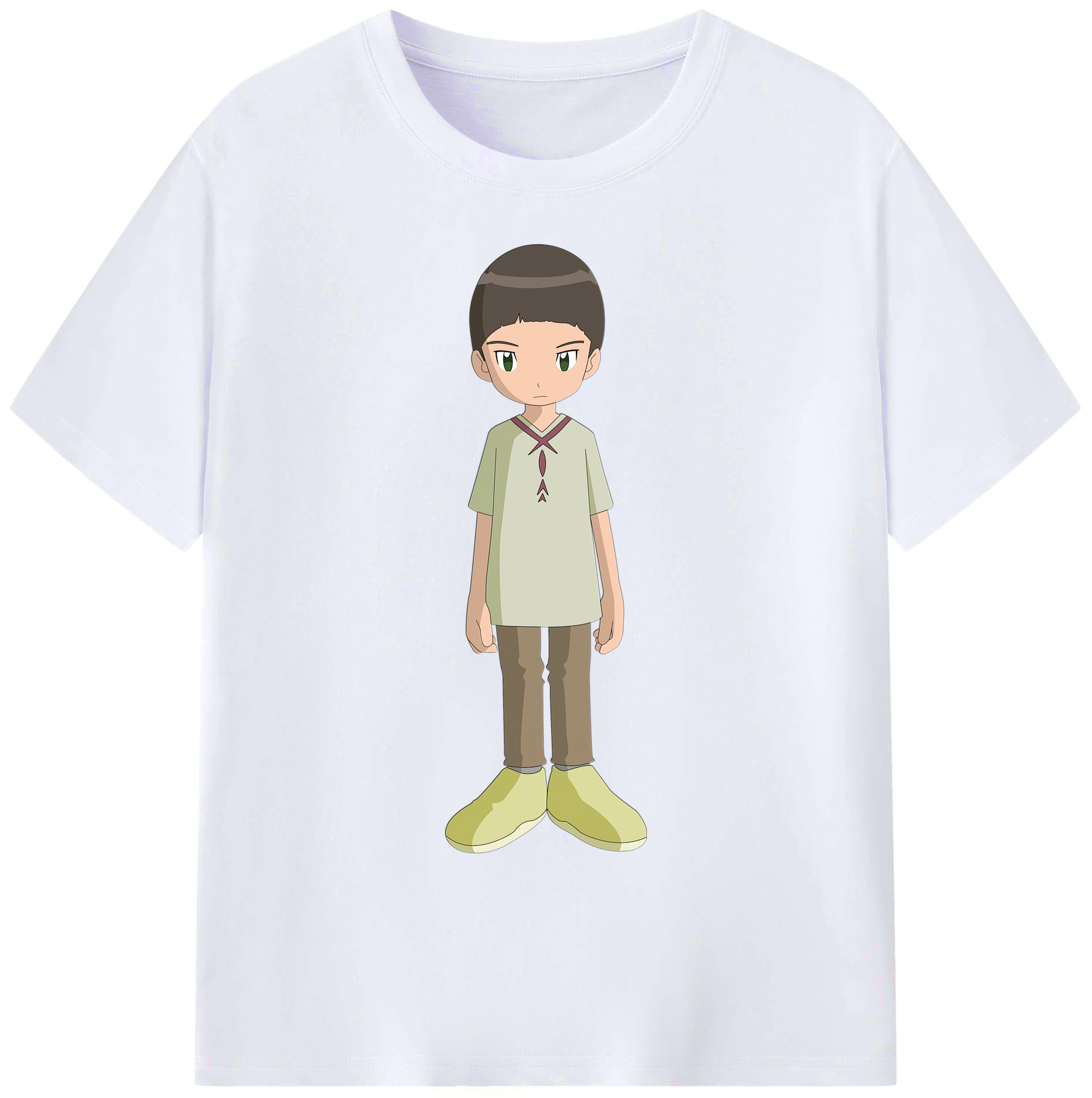 （画像用） Digimon デジタルモンスター/デジモン 綿100％ メンズ半袖Tシャツ｜肌触りやわらか＆通気性