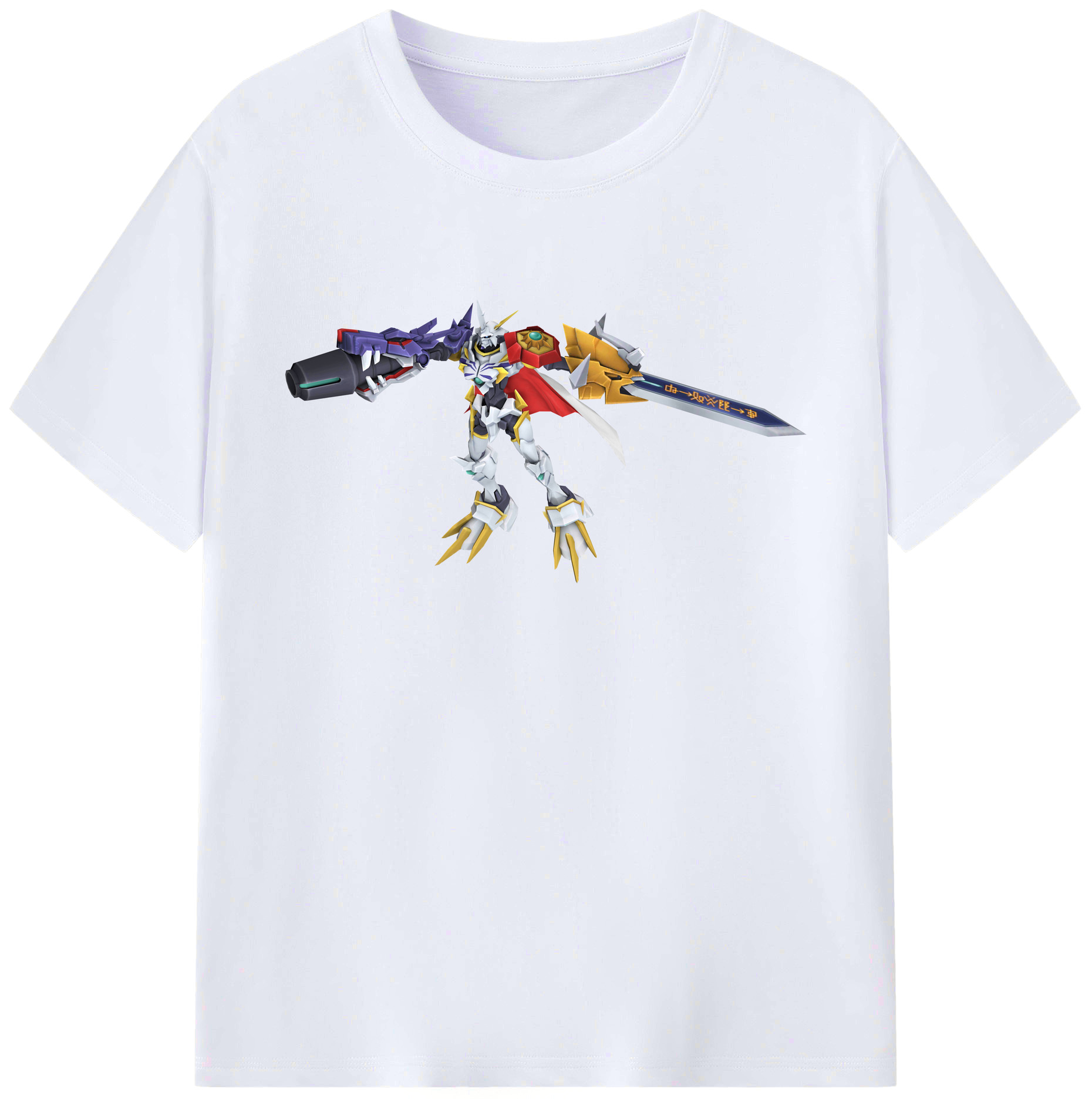 （画像用） Digimon デジタルモンスター/デジモン 綿100％ メンズ半袖Tシャツ｜肌触りやわらか＆通気性