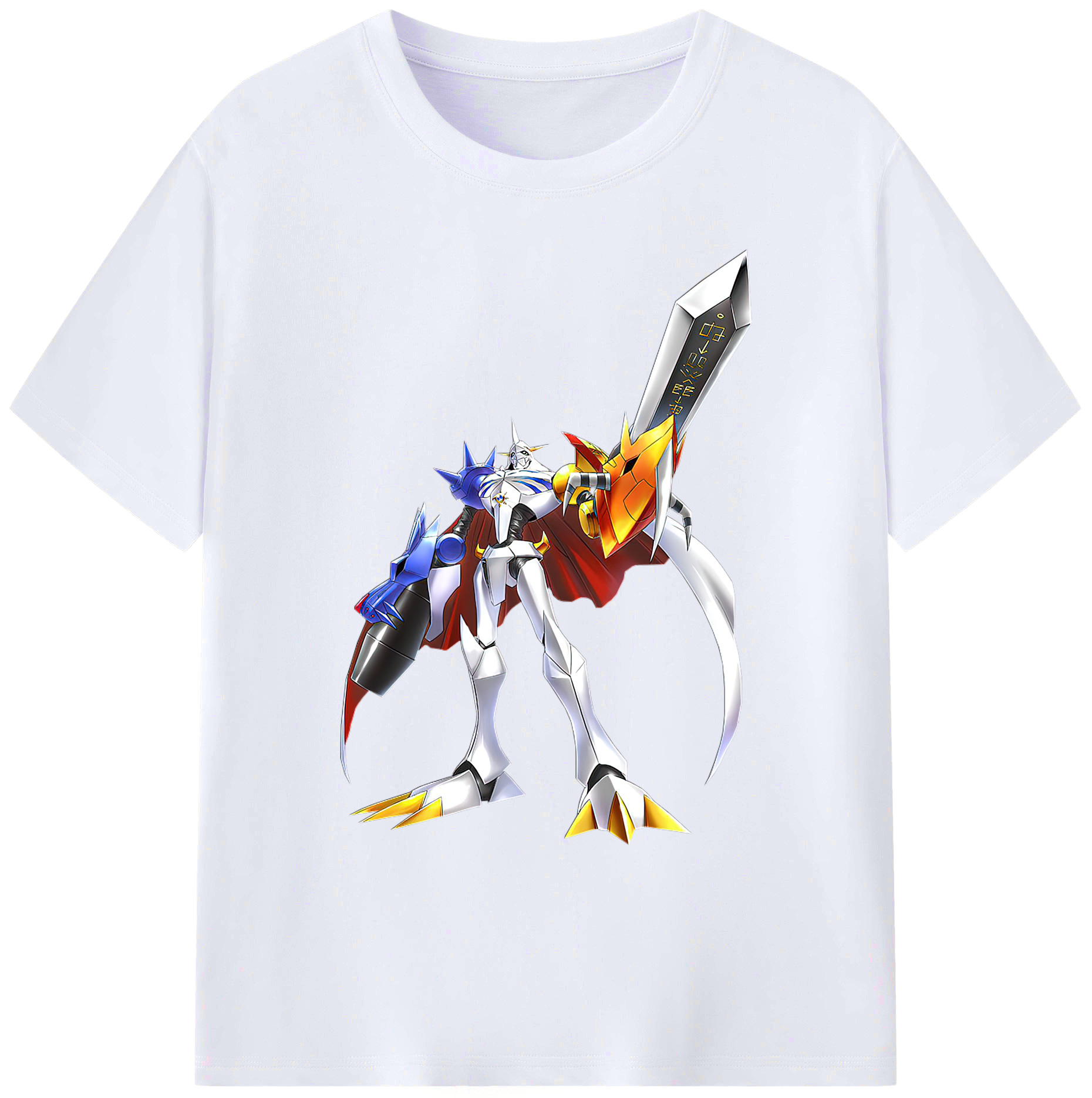 （画像用） Digimon デジタルモンスター/デジモン 綿100％ メンズ半袖Tシャツ｜肌触りやわらか＆通気性