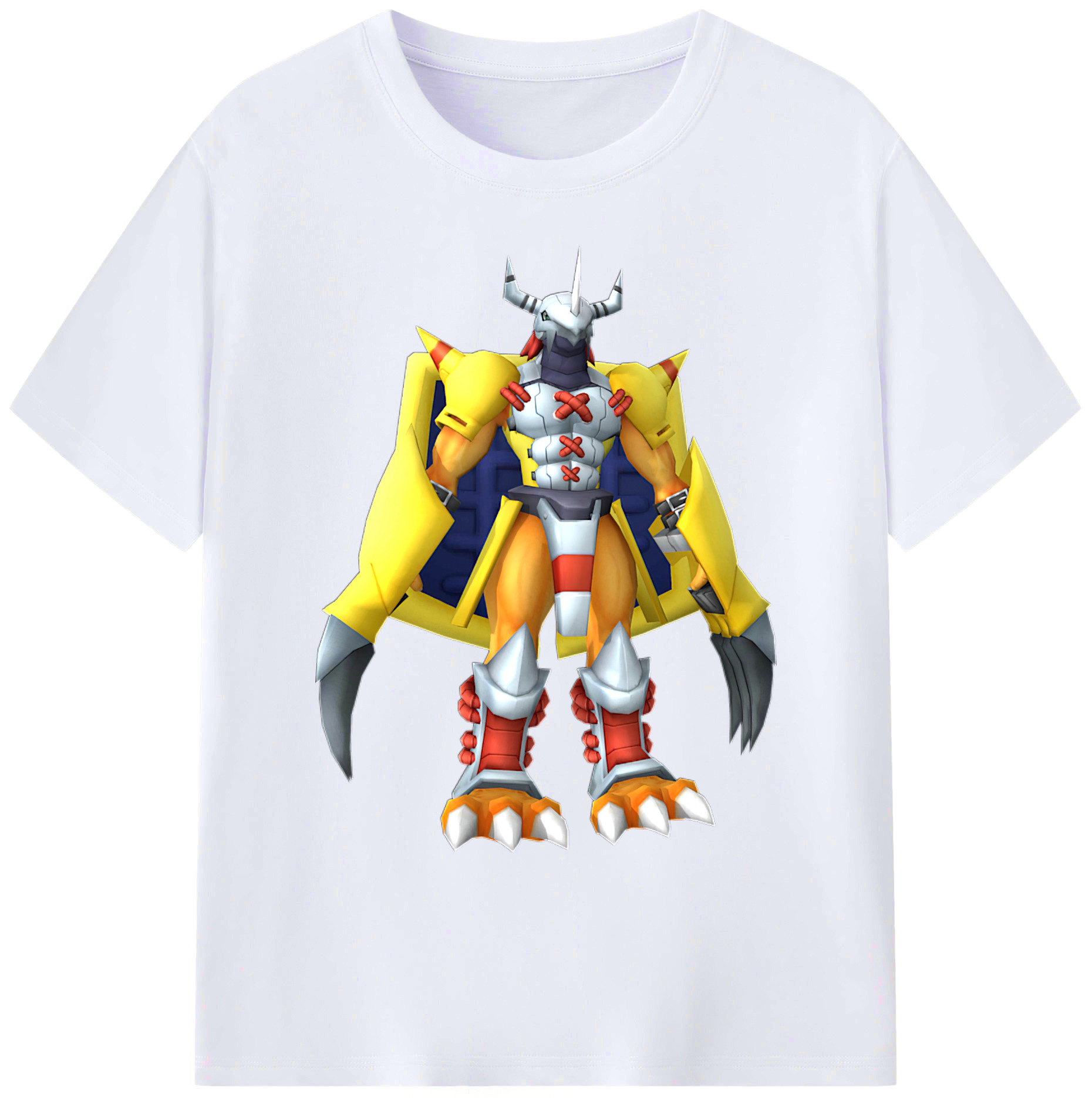 （画像用） Digimon デジタルモンスター/デジモン 綿100％ メンズ半袖Tシャツ｜肌触りやわらか＆通気性