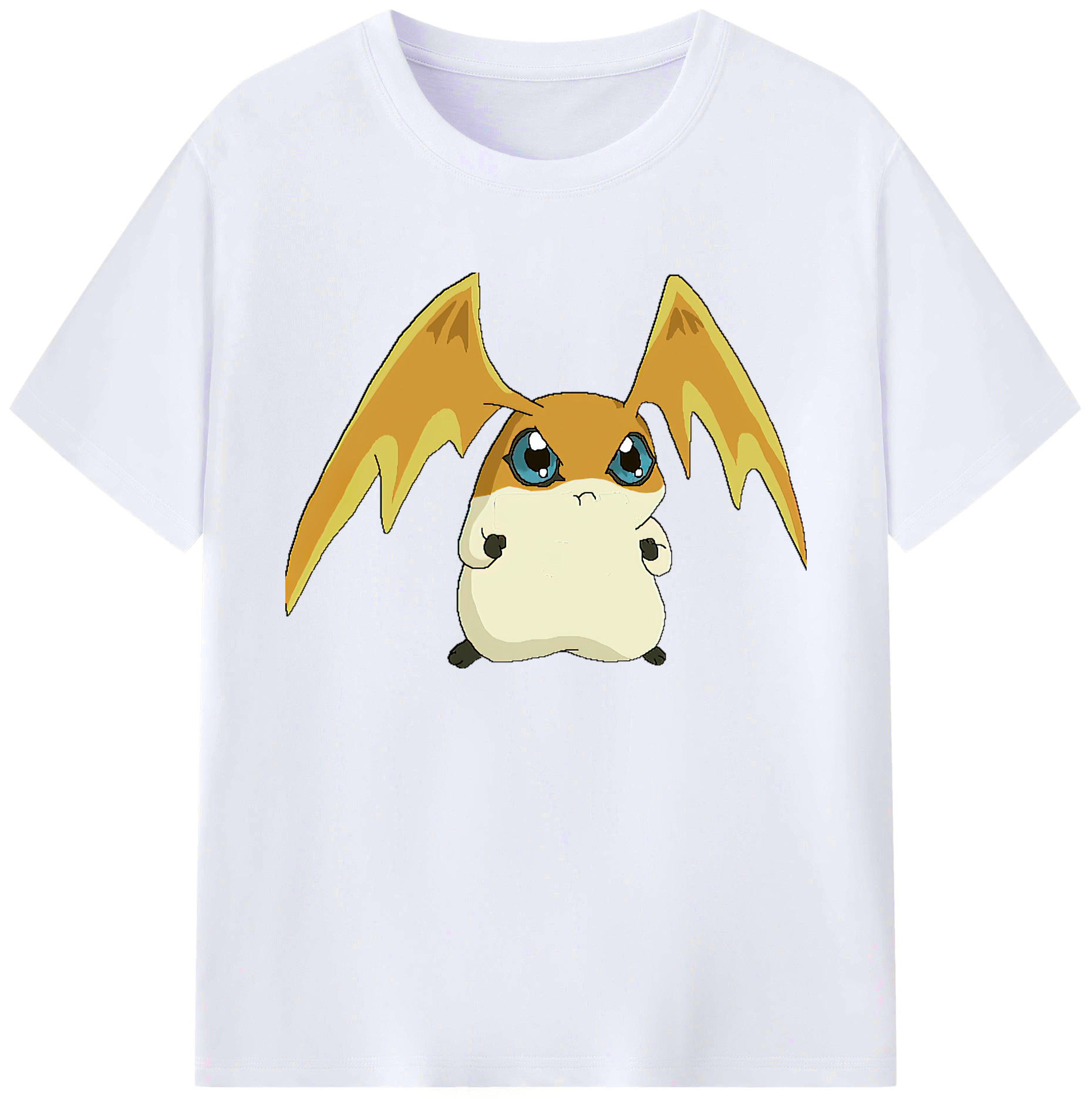 （画像用） Digimon デジタルモンスター/デジモン 綿100％ メンズ半袖Tシャツ｜肌触りやわらか＆通気性