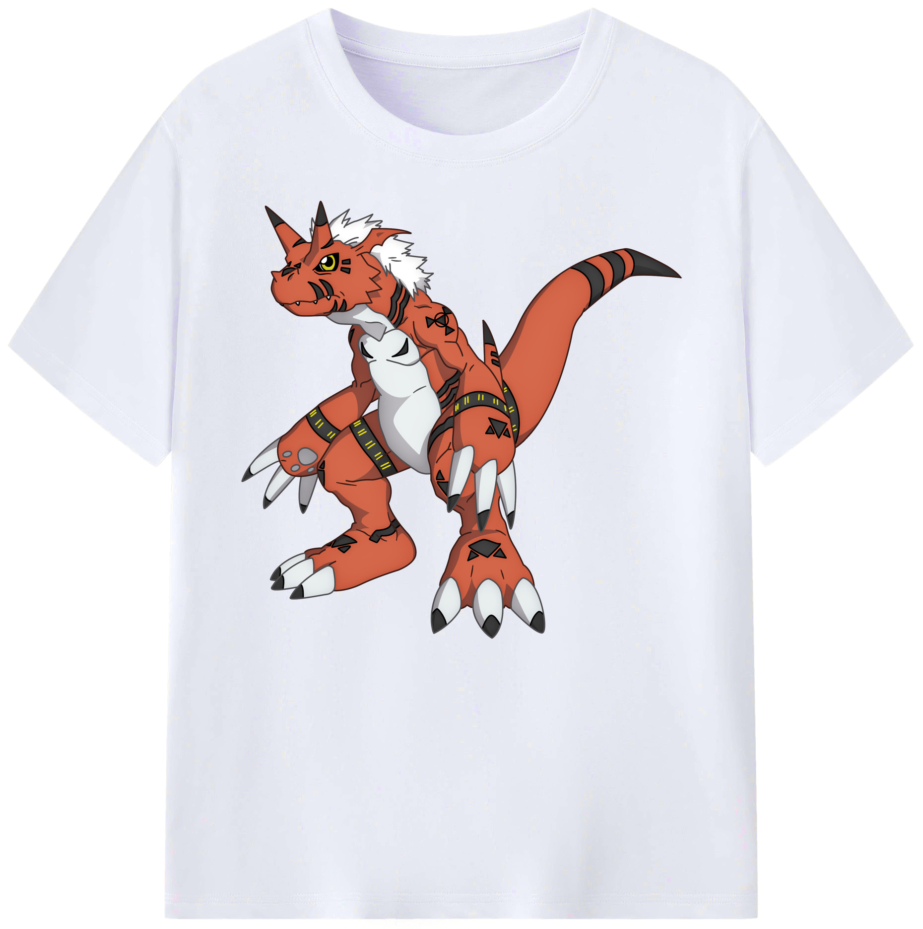 （画像用） Digimon デジタルモンスター/デジモン 綿100％ メンズ半袖Tシャツ｜肌触りやわらか＆通気性