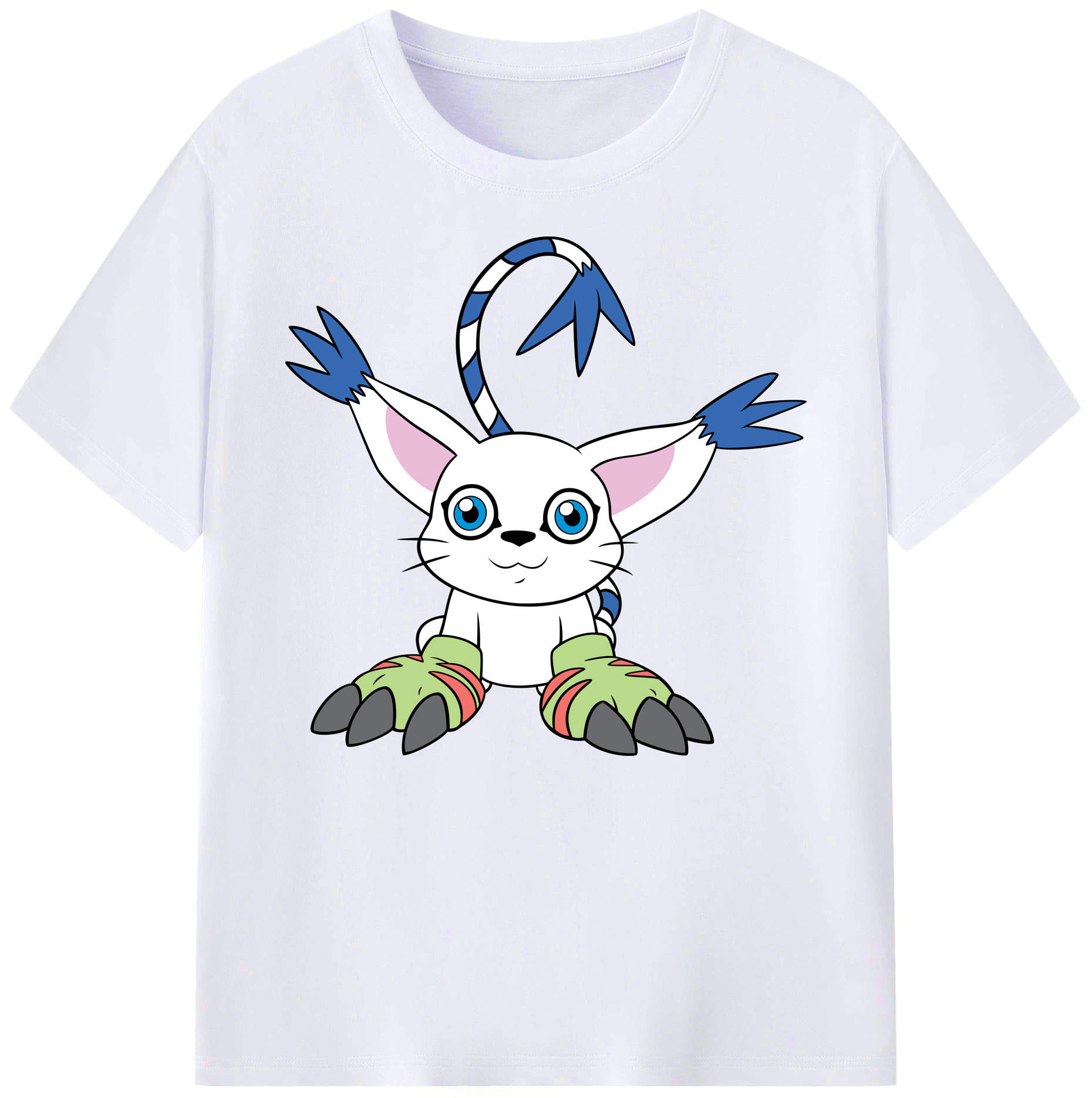 （画像用） Digimon デジタルモンスター/デジモン 綿100％ メンズ半袖Tシャツ｜肌触りやわらか＆通気性