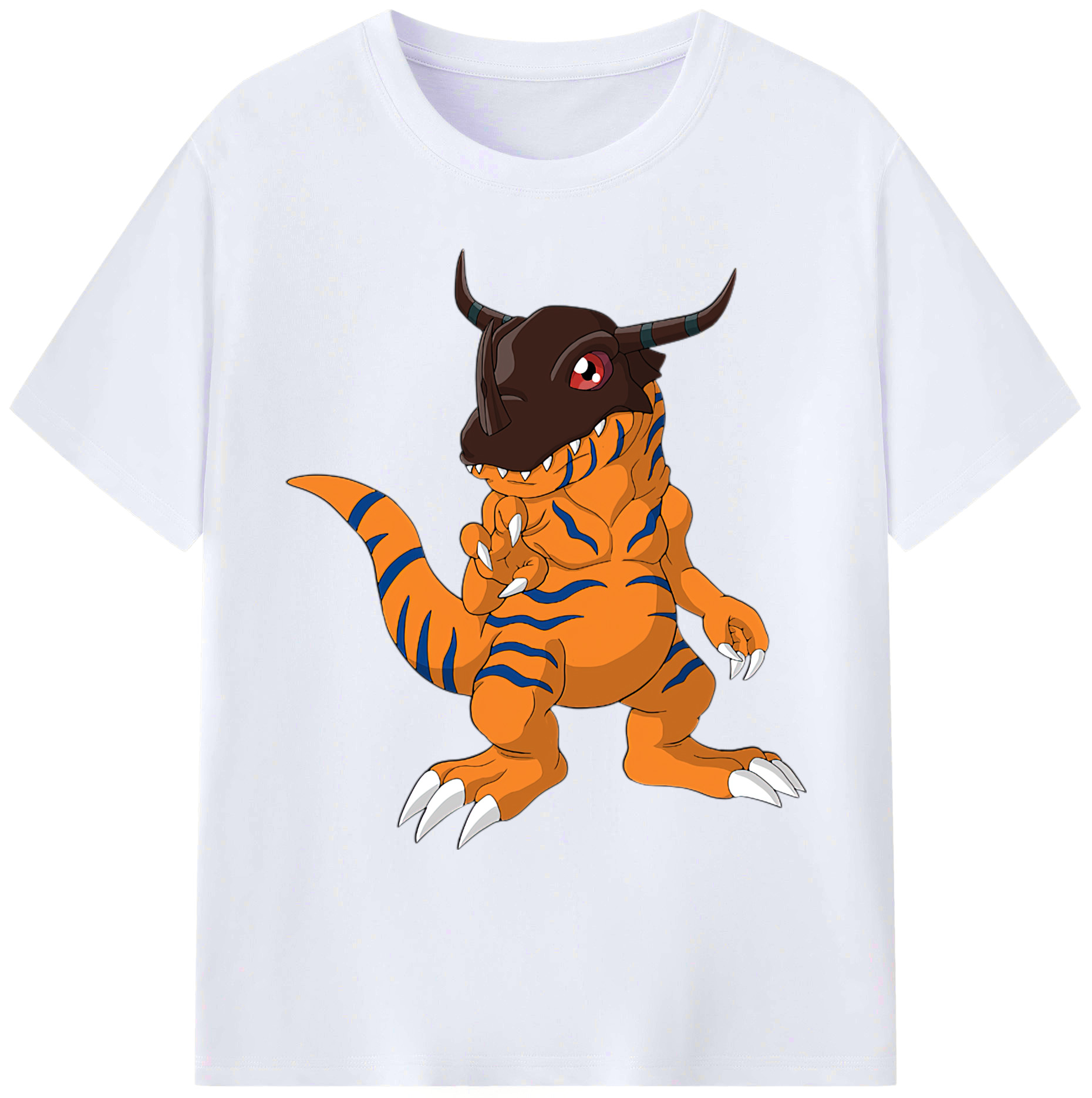 （画像用） Digimon デジタルモンスター/デジモン 綿100％ メンズ半袖Tシャツ｜肌触りやわらか＆通気性