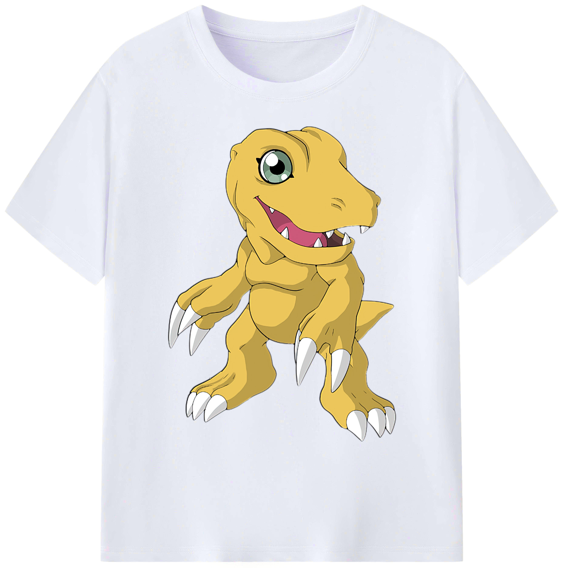 （画像用） Digimon デジタルモンスター/デジモン 綿100％ メンズ半袖Tシャツ｜肌触りやわらか＆通気性