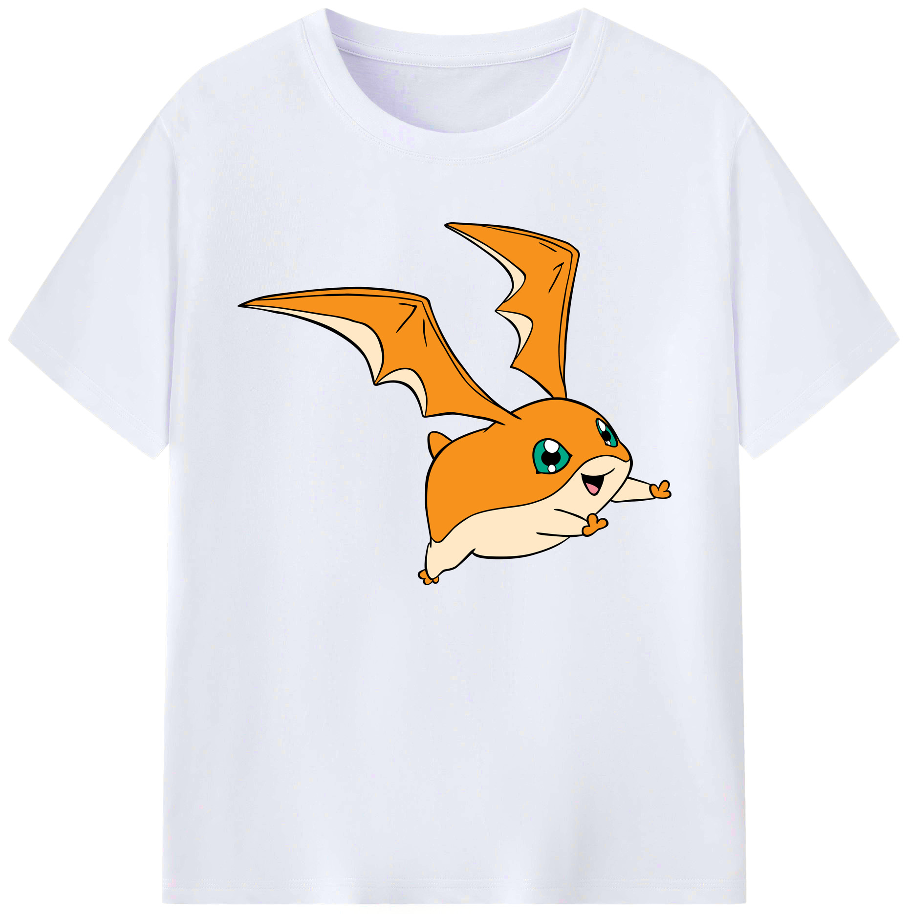 （画像用） Digimon デジタルモンスター/デジモン 綿100％ メンズ半袖Tシャツ｜肌触りやわらか＆通気性
