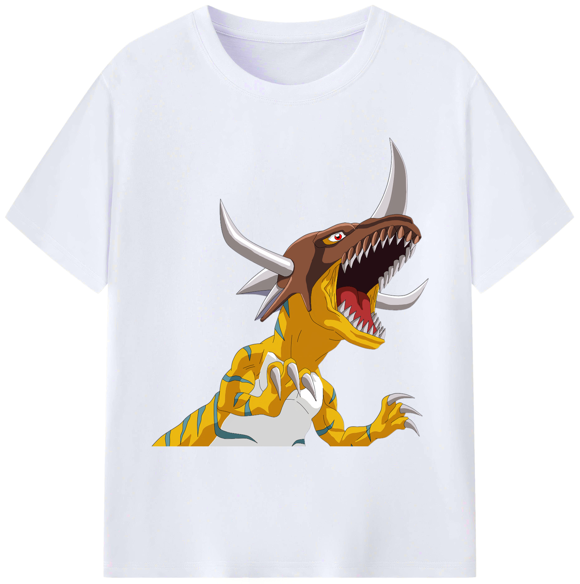 （画像用） Digimon デジタルモンスター/デジモン 綿100％ メンズ半袖Tシャツ｜肌触りやわらか＆通気性