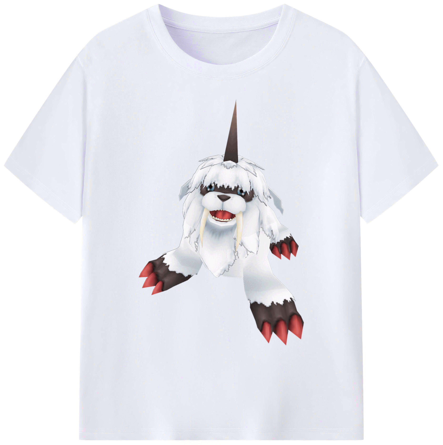 （画像用） Digimon デジタルモンスター/デジモン 綿100％ メンズ半袖Tシャツ｜肌触りやわらか＆通気性