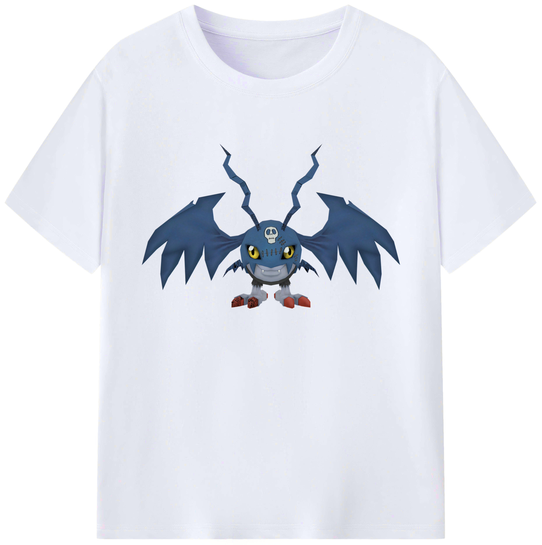 （画像用） Digimon デジタルモンスター/デジモン 綿100％ メンズ半袖Tシャツ｜肌触りやわらか＆通気性