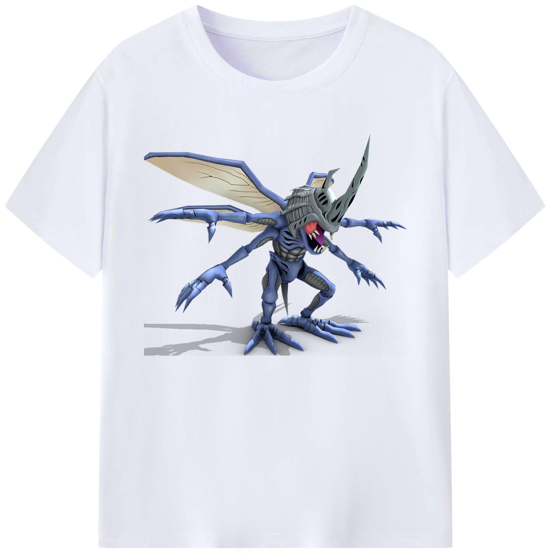 （画像用） Digimon デジタルモンスター/デジモン 綿100％ メンズ半袖Tシャツ｜肌触りやわらか＆通気性