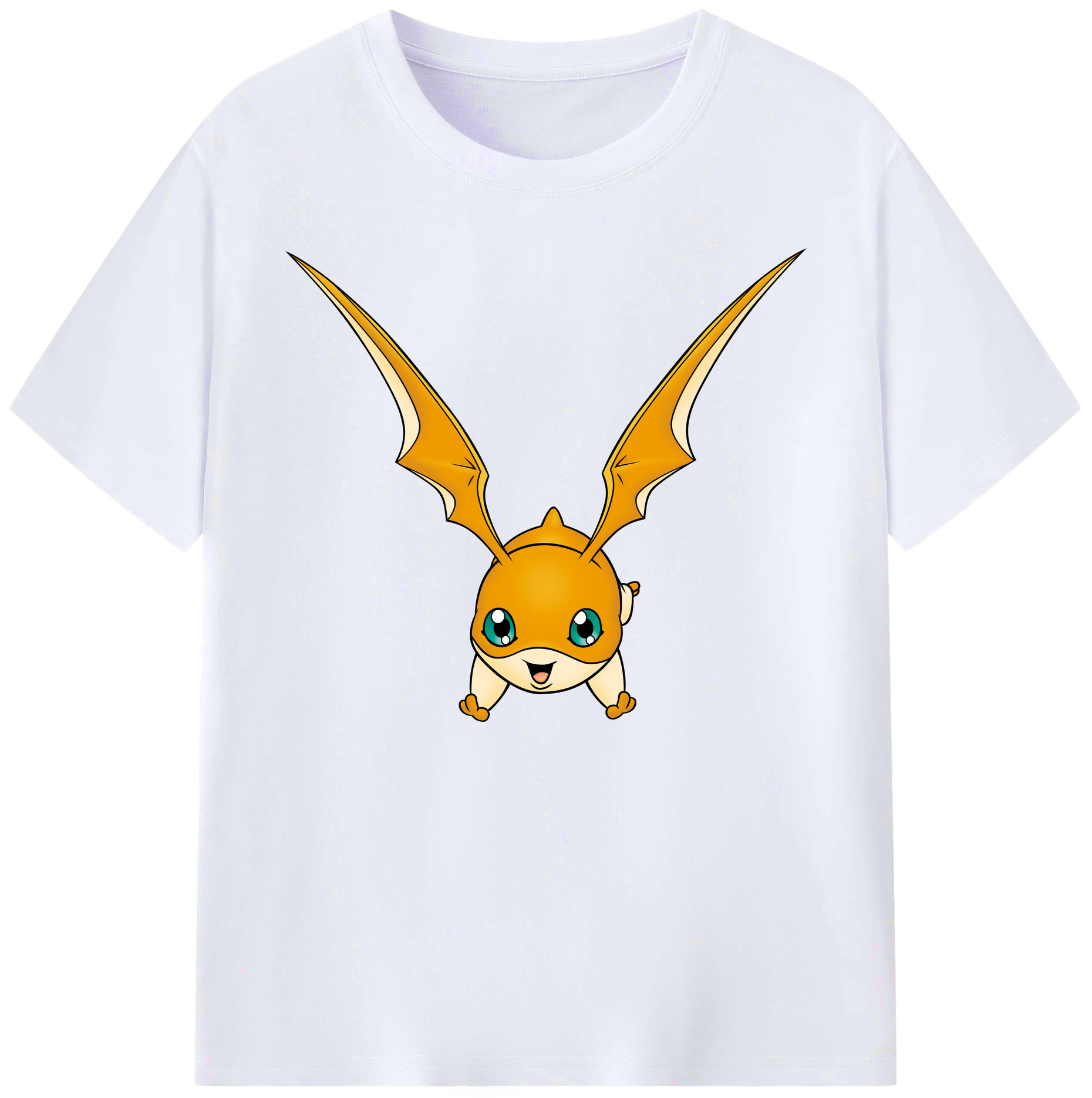（画像用） Digimon デジタルモンスター/デジモン 綿100％ メンズ半袖Tシャツ｜肌触りやわらか＆通気性