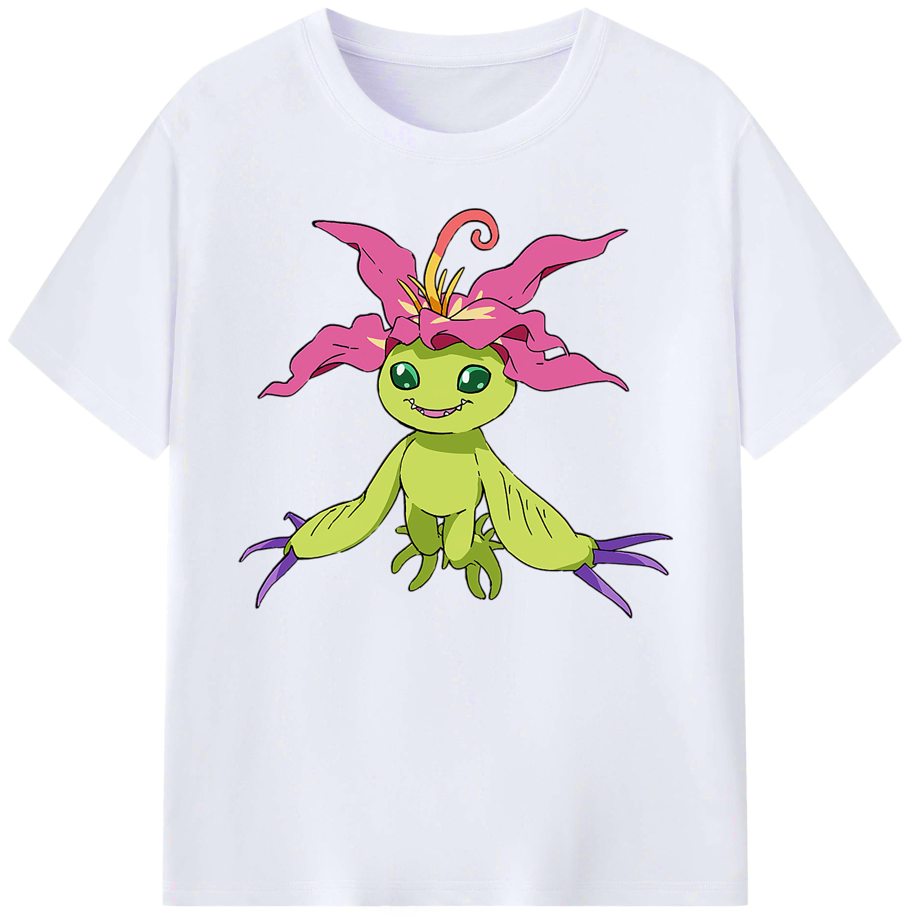 （画像用） Digimon デジタルモンスター/デジモン 綿100％ メンズ半袖Tシャツ｜肌触りやわらか＆通気性