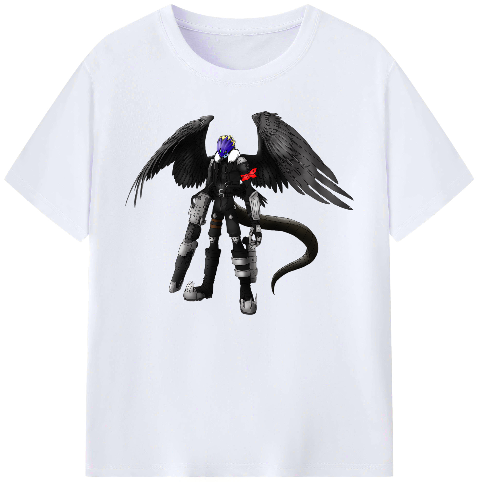 （画像用） Digimon デジタルモンスター/デジモン 綿100％ メンズ半袖Tシャツ｜肌触りやわらか＆通気性