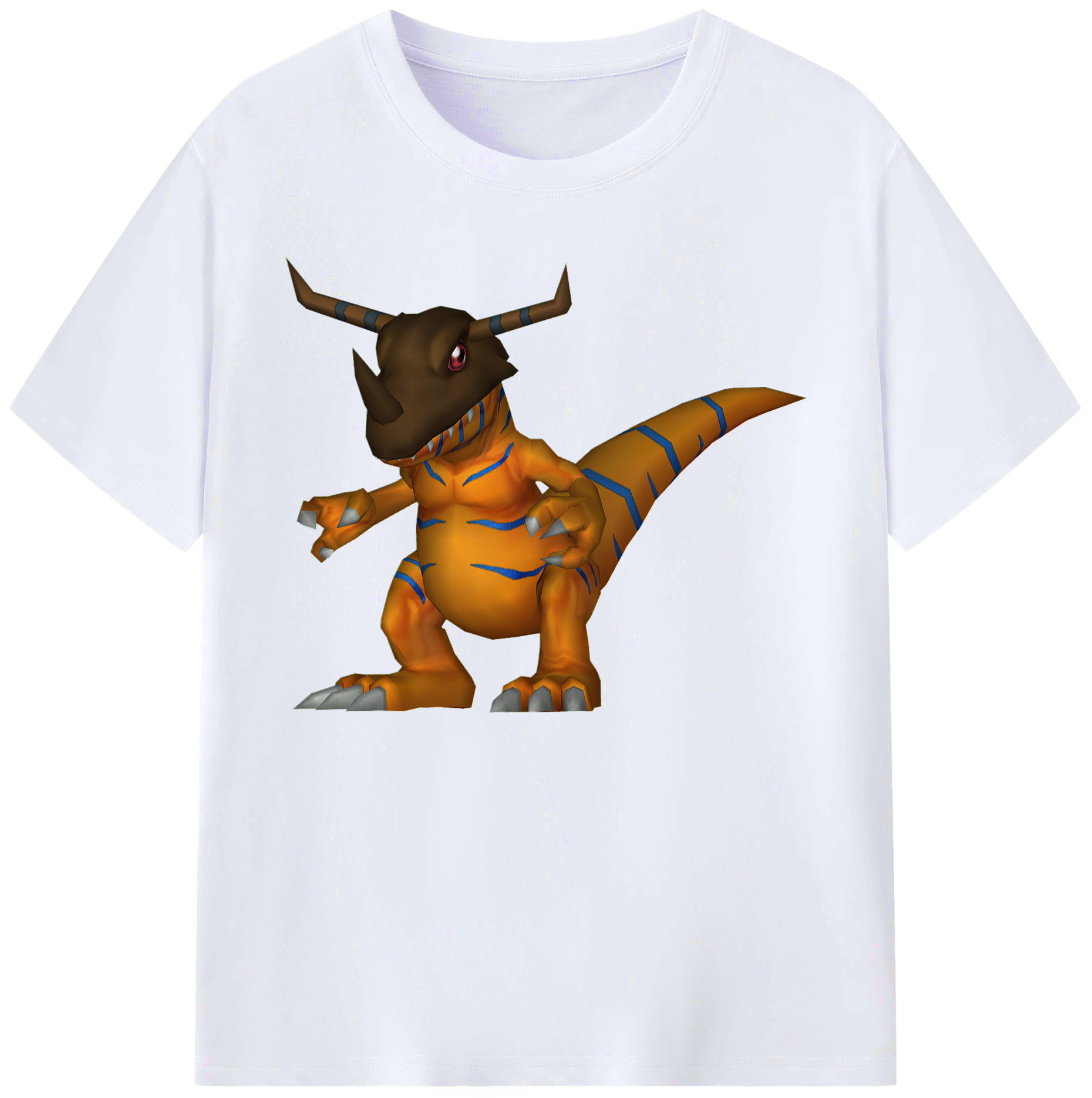 （画像用） Digimon デジタルモンスター/デジモン 綿100％ メンズ半袖Tシャツ｜肌触りやわらか＆通気性