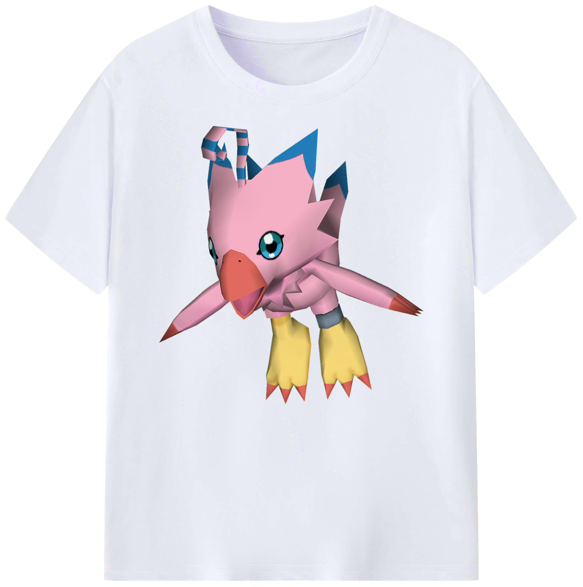 （画像用） Digimon デジタルモンスター/デジモン 綿100％ メンズ半袖Tシャツ｜肌触りやわらか＆通気性