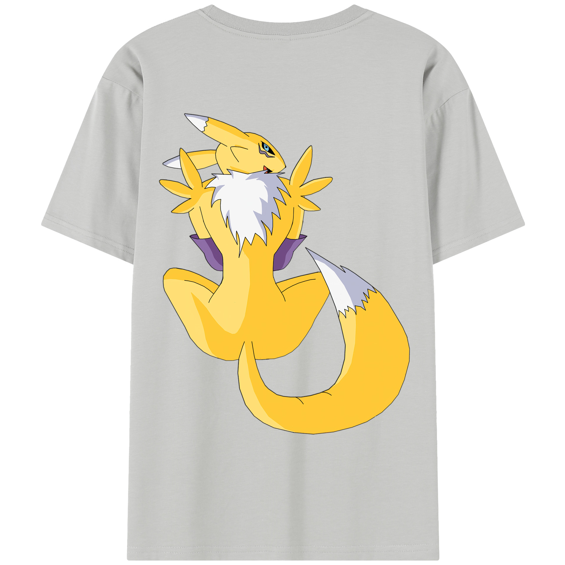 （画像用） Digimon デジタルモンスター/デジモン レディース半袖Tシャツ(バックプリント)